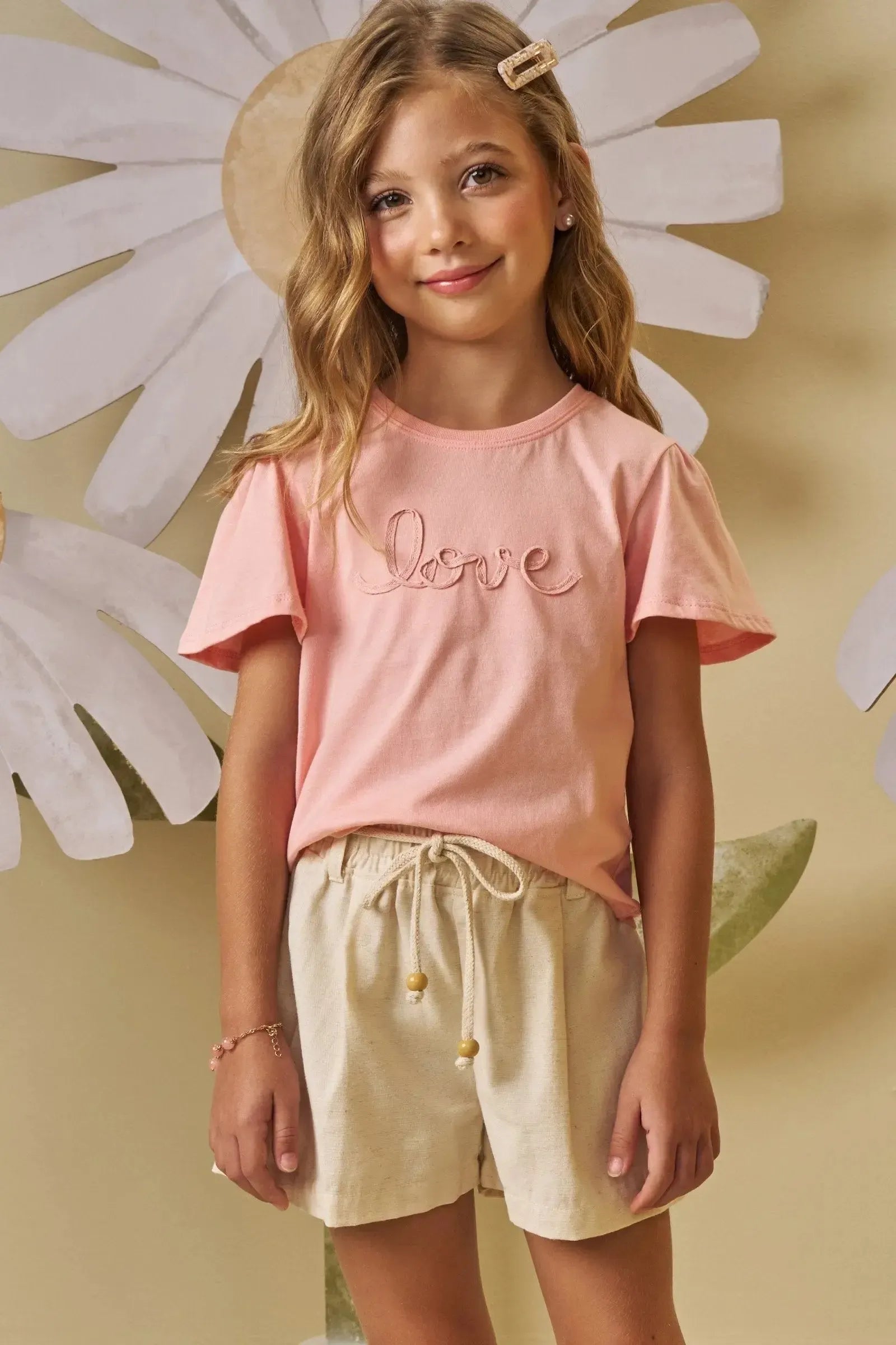 Blusa em Meia Malha 87945 Infanti Infantil Menina