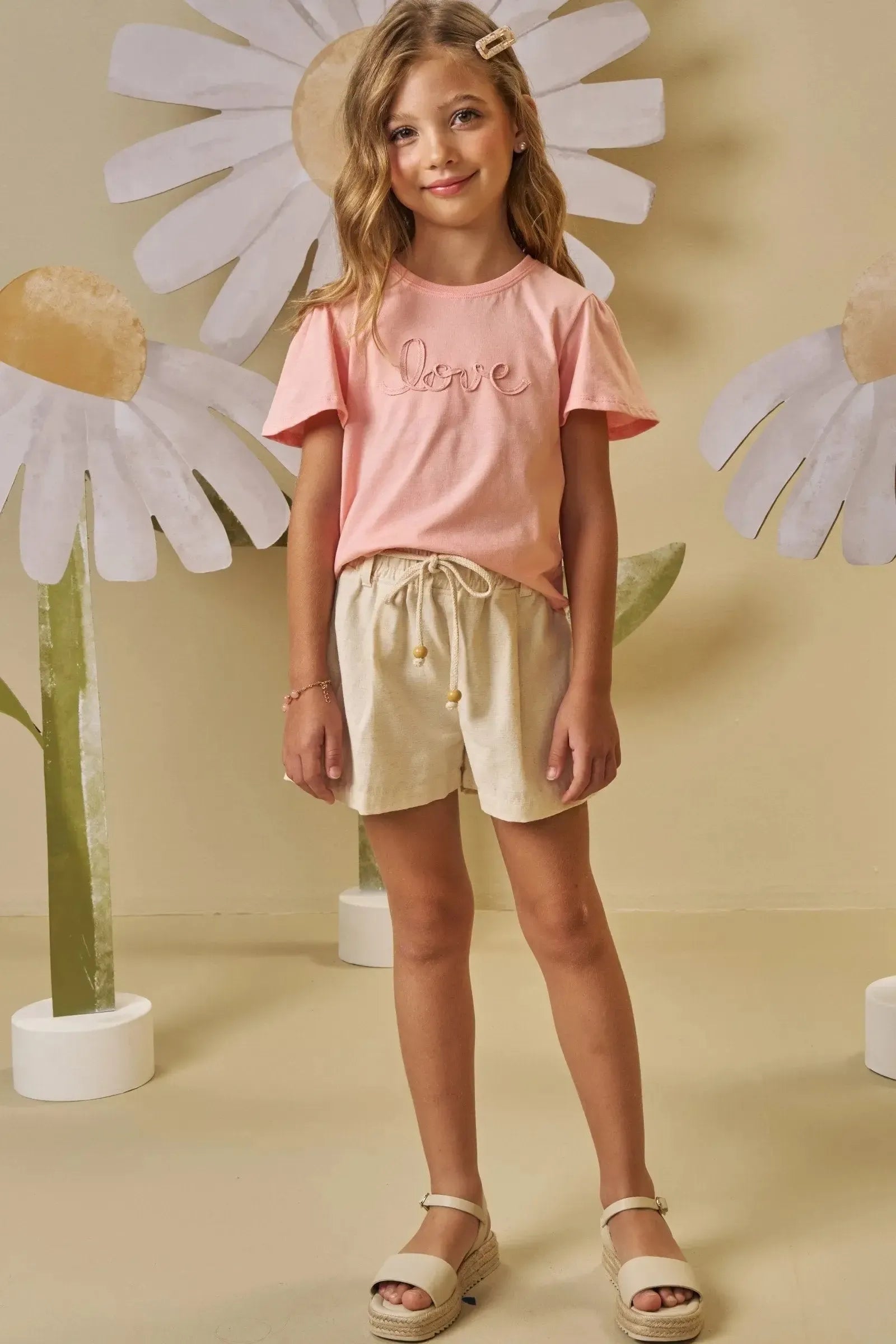 Blusa em Meia Malha 87945 Infanti Infantil Menina