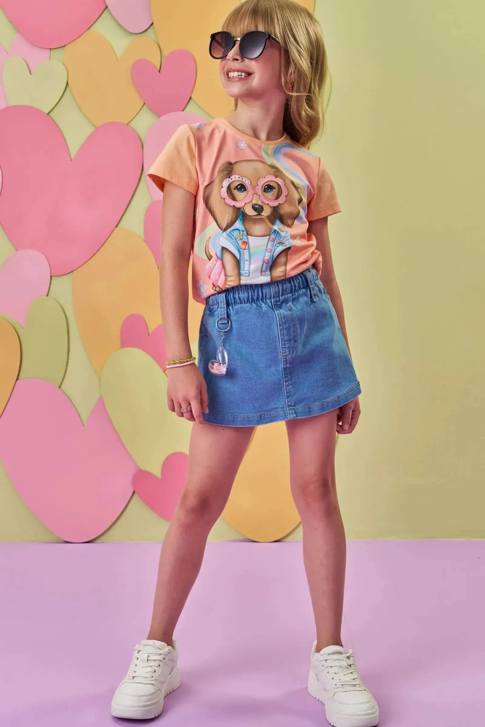 Blusa em Meia Malha 88862 Infanti Infantil Menina