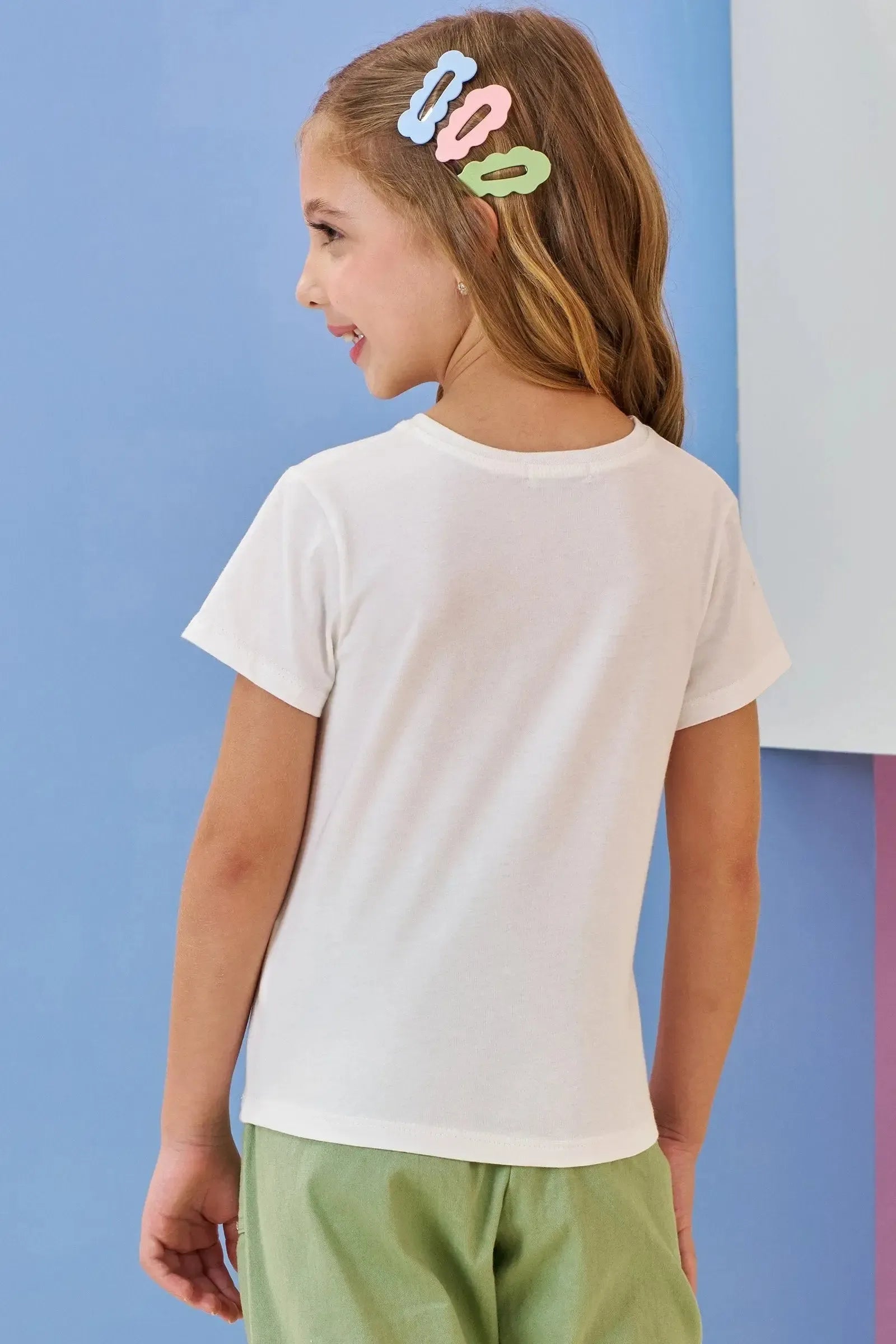 Blusa em Meia Malha 92636 Infanti Infantil Menina