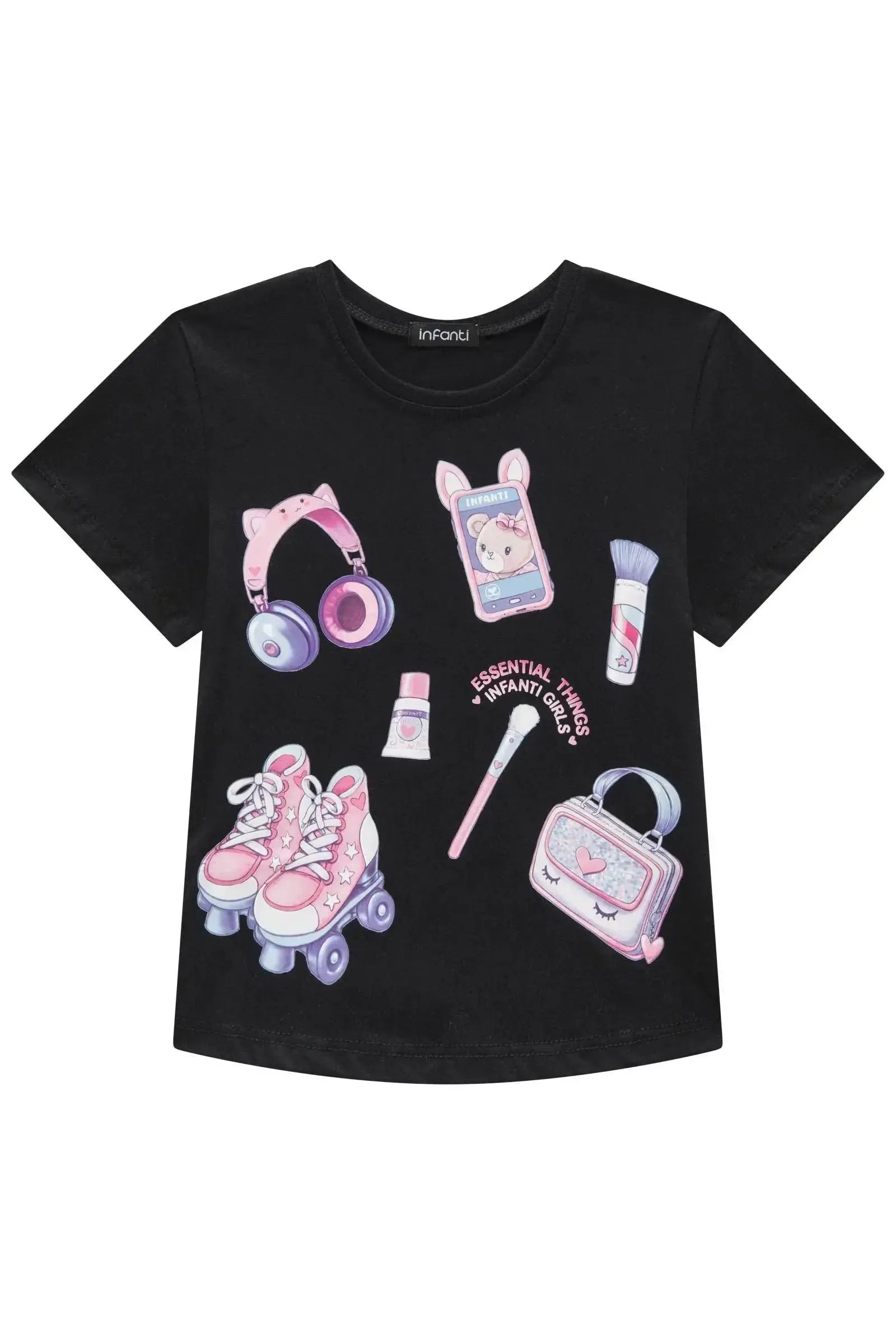 Blusa em Meia Malha 92638 Infanti Infantil Menina