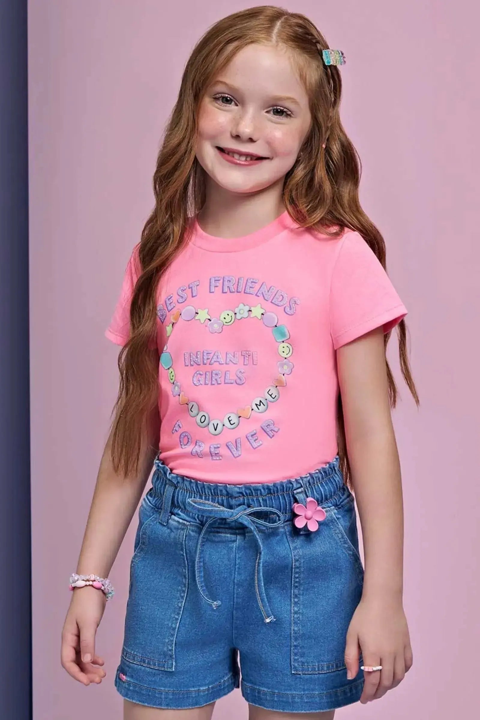 Blusa em Meia Malha 93435 Infanti Infantil Menina