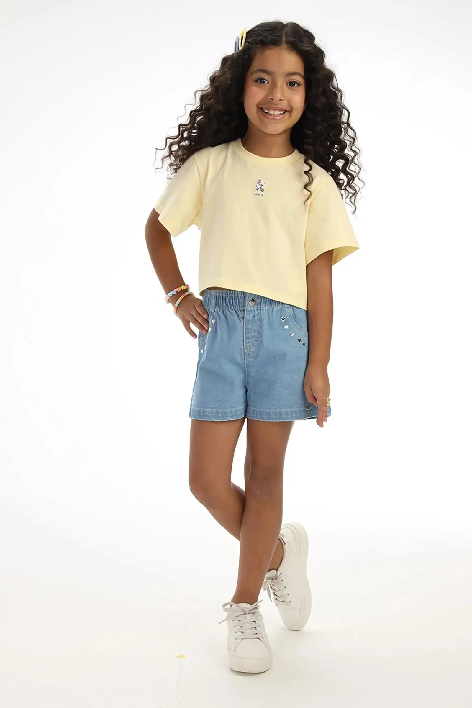Blusa em Meia Malha 94349 Kukiê Infantil Menina
