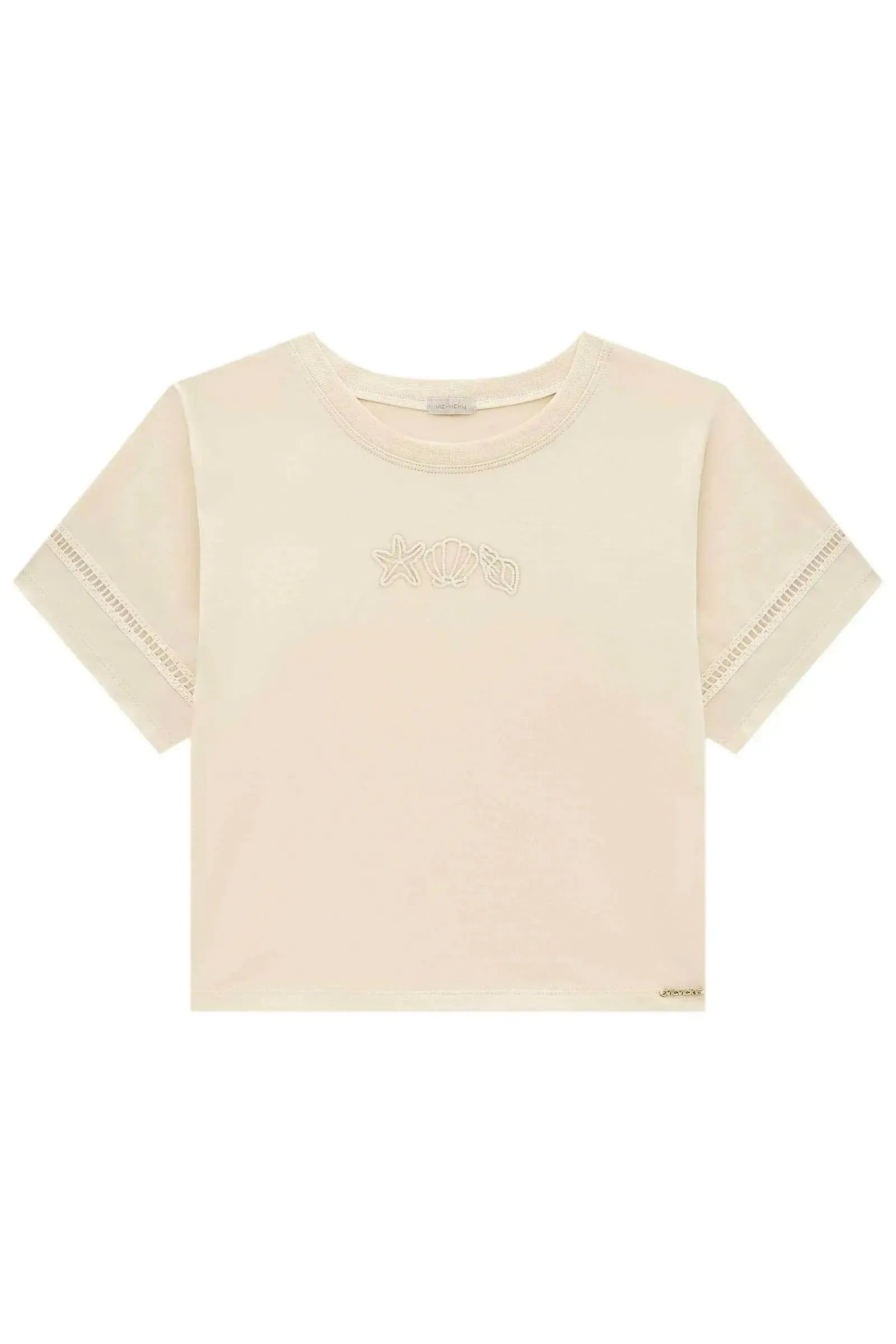 Blusa em Meia Malha 94378 Vic&Vicky Teen Menina