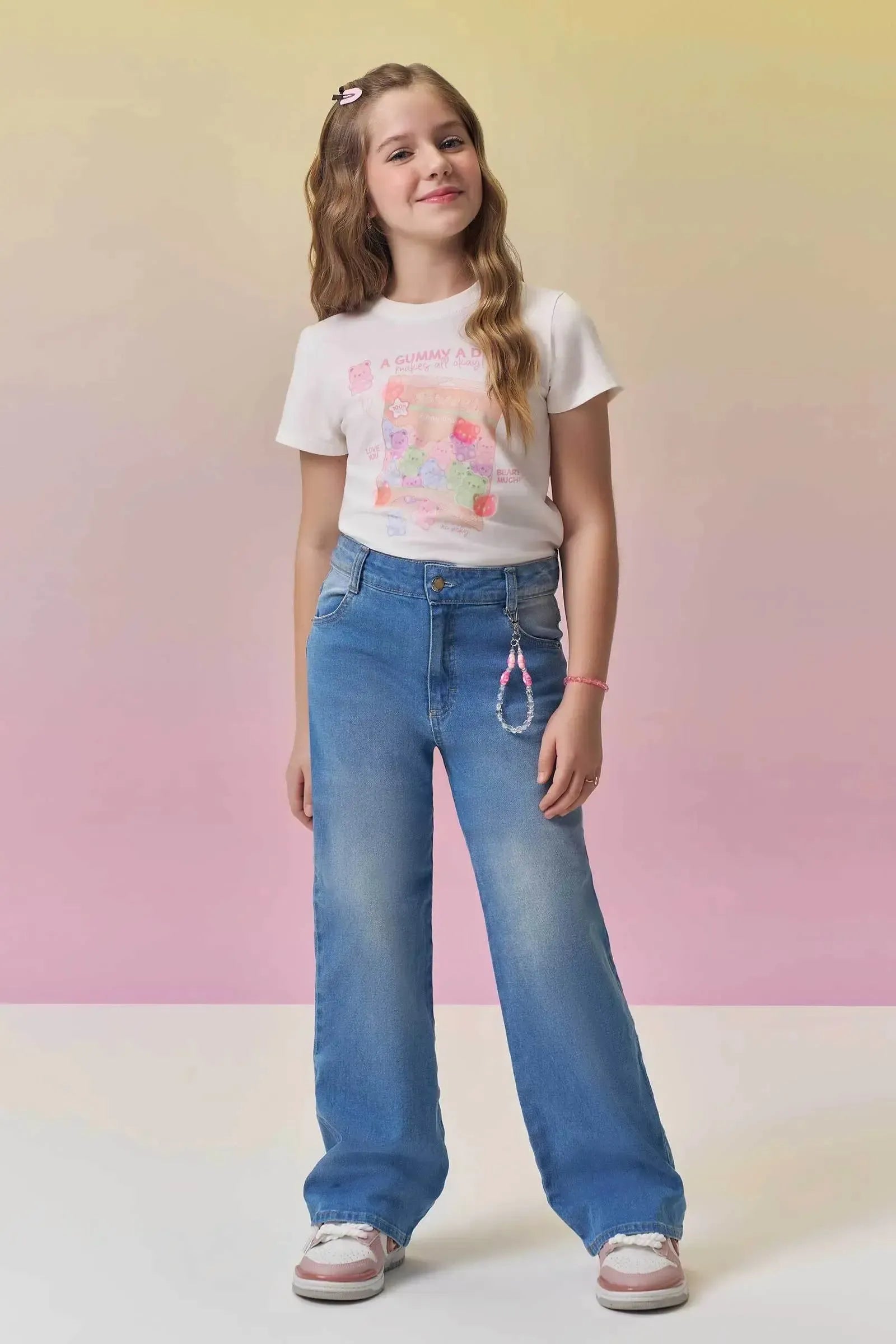 Blusa em Meia Malha 94582 Vic&Vicky Teen Menina