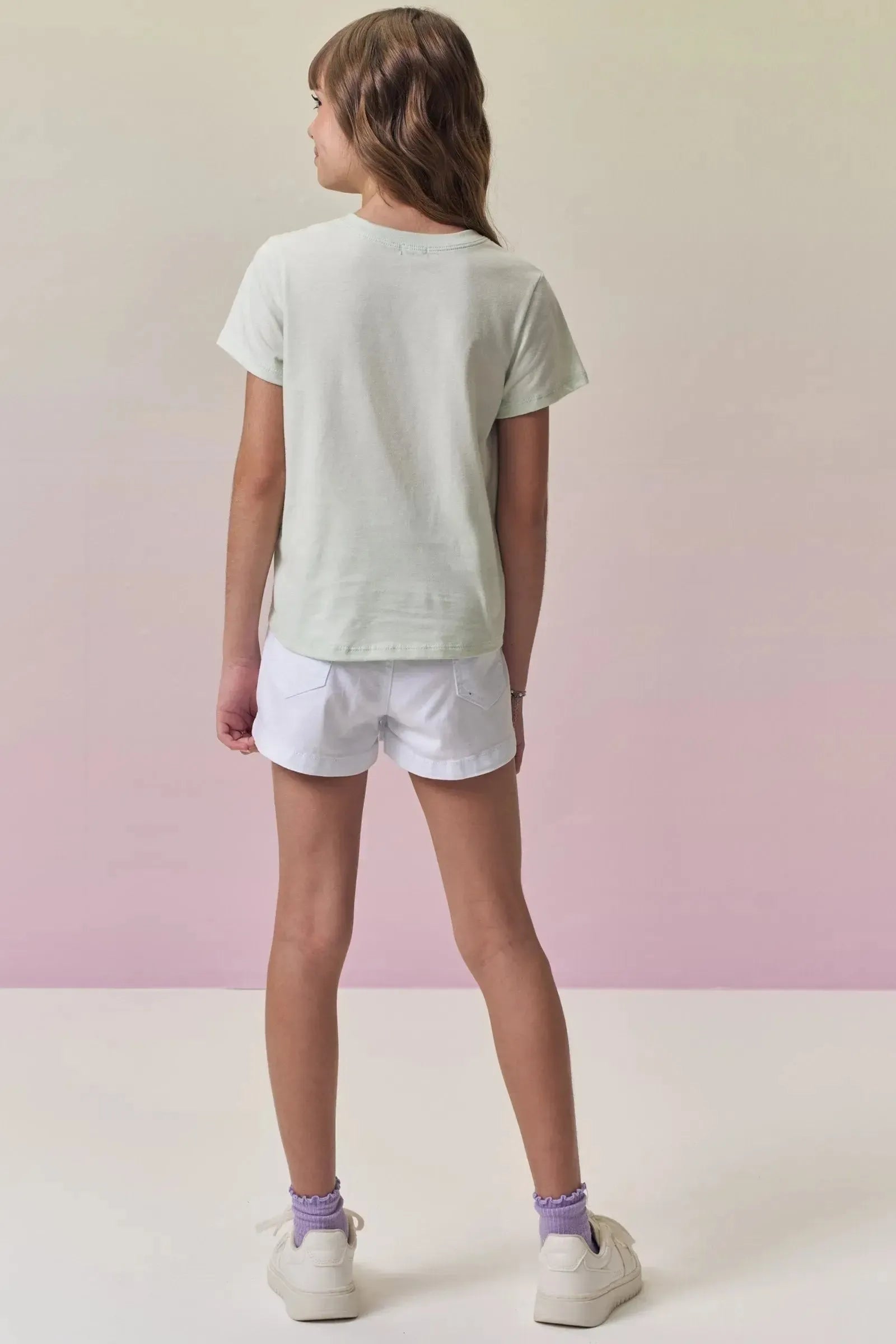 Blusa em Meia Malha 94583 Vic&Vicky Teen Menina