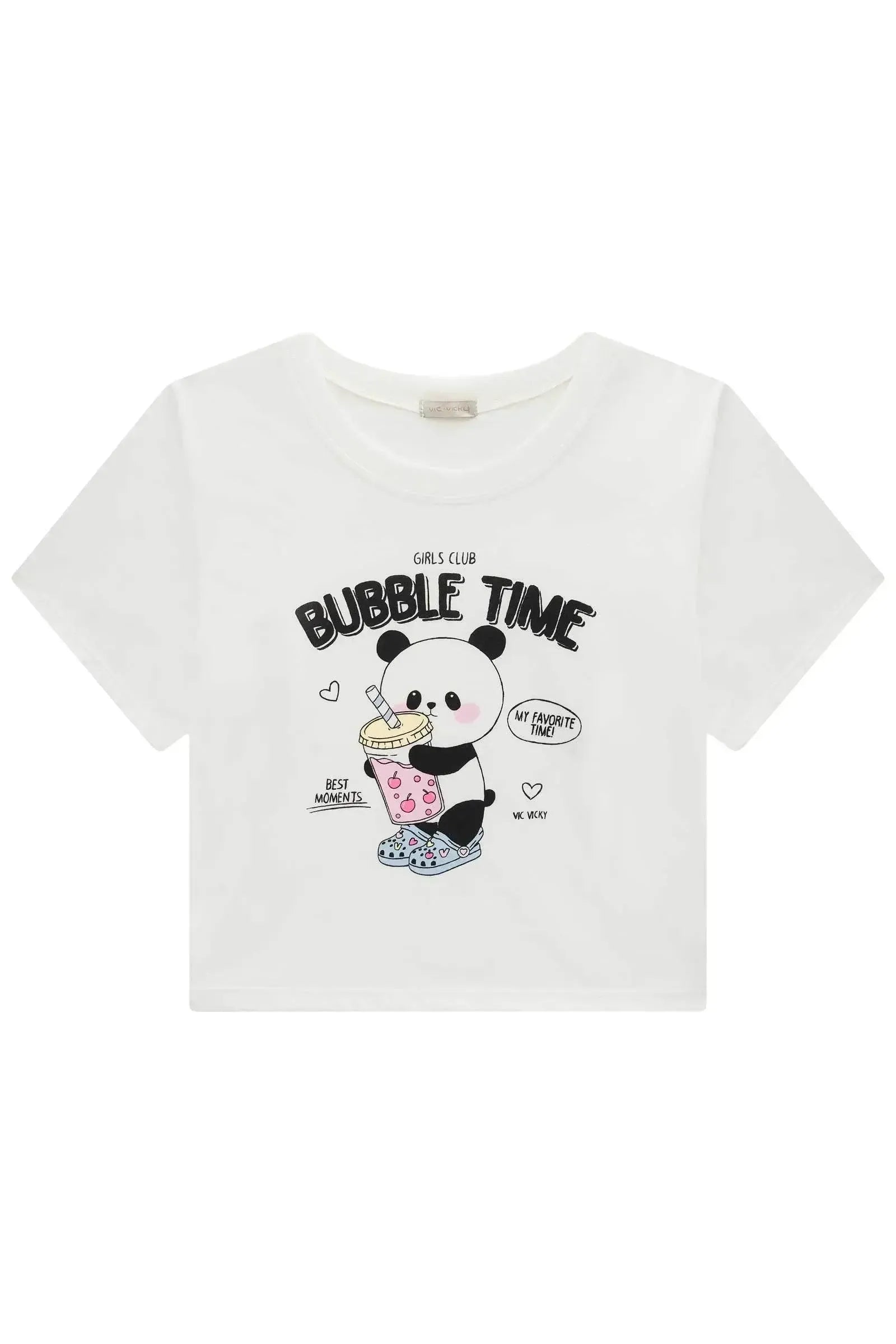 Blusa em Meia Malha 94589 Vic&Vicky Teen Menina