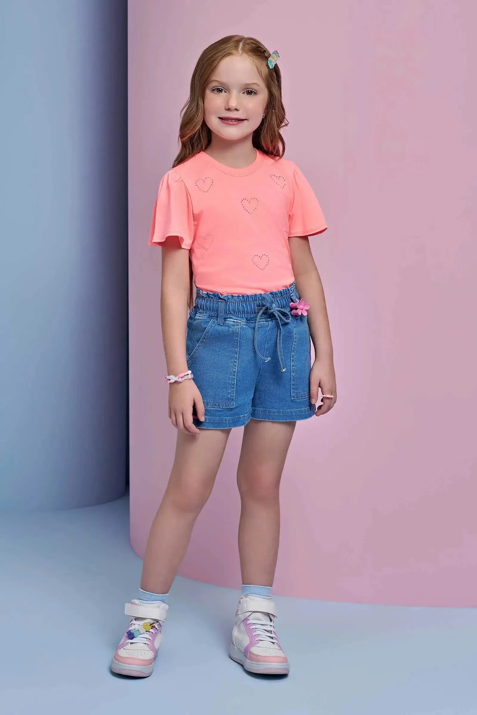 Blusa em Meia Malha 94595 Infanti Infantil Menina