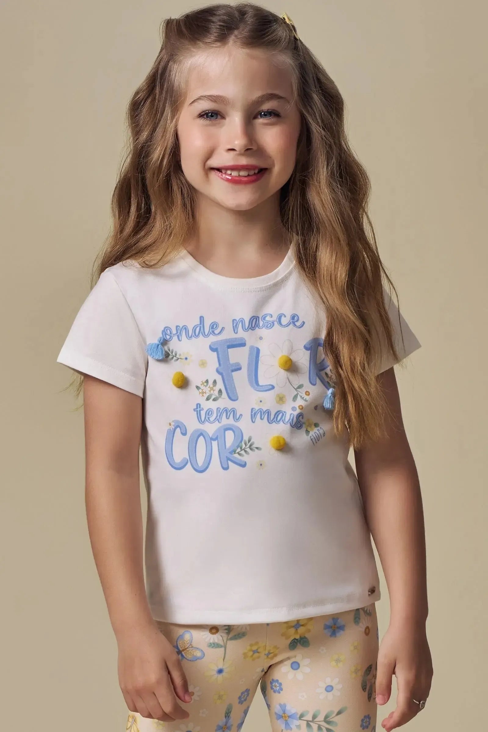 Blusa em Meia Malha 94651 Infanti Infantil Menina