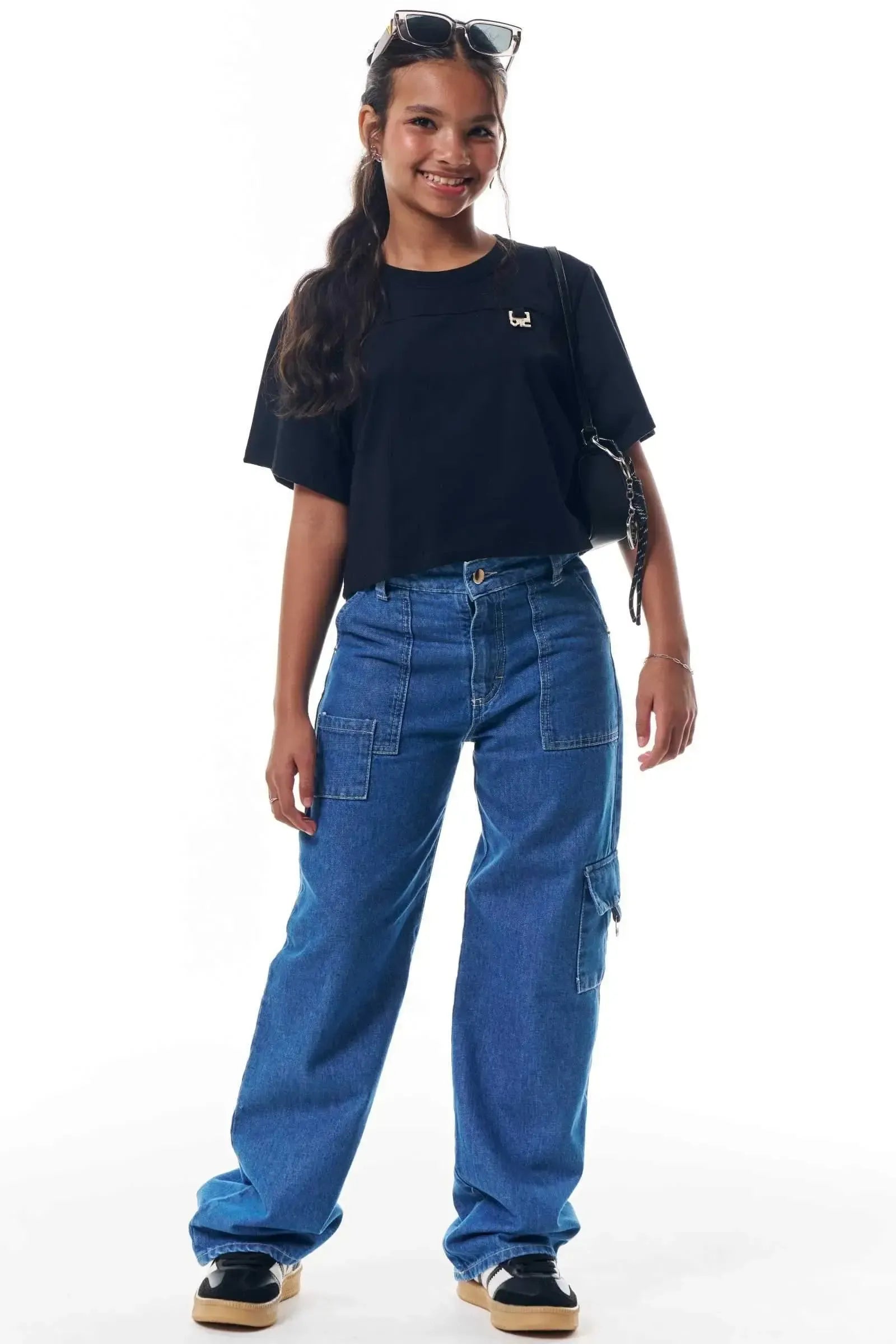 Blusa em Meia Malha 95187 Vic&Vicky Teen Menina