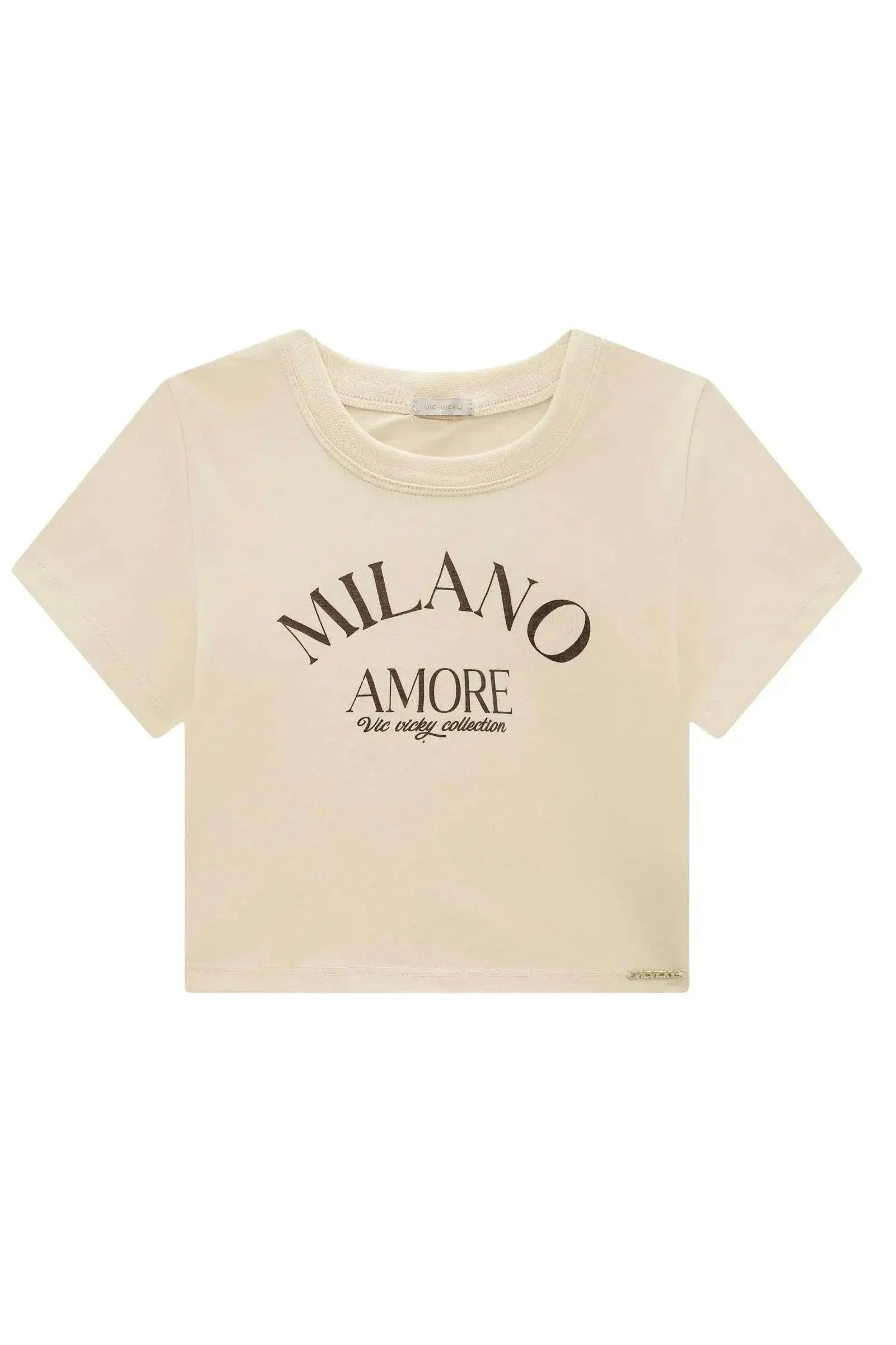 Blusa em Meia Malha 95189 Vic&Vicky Teen Menina