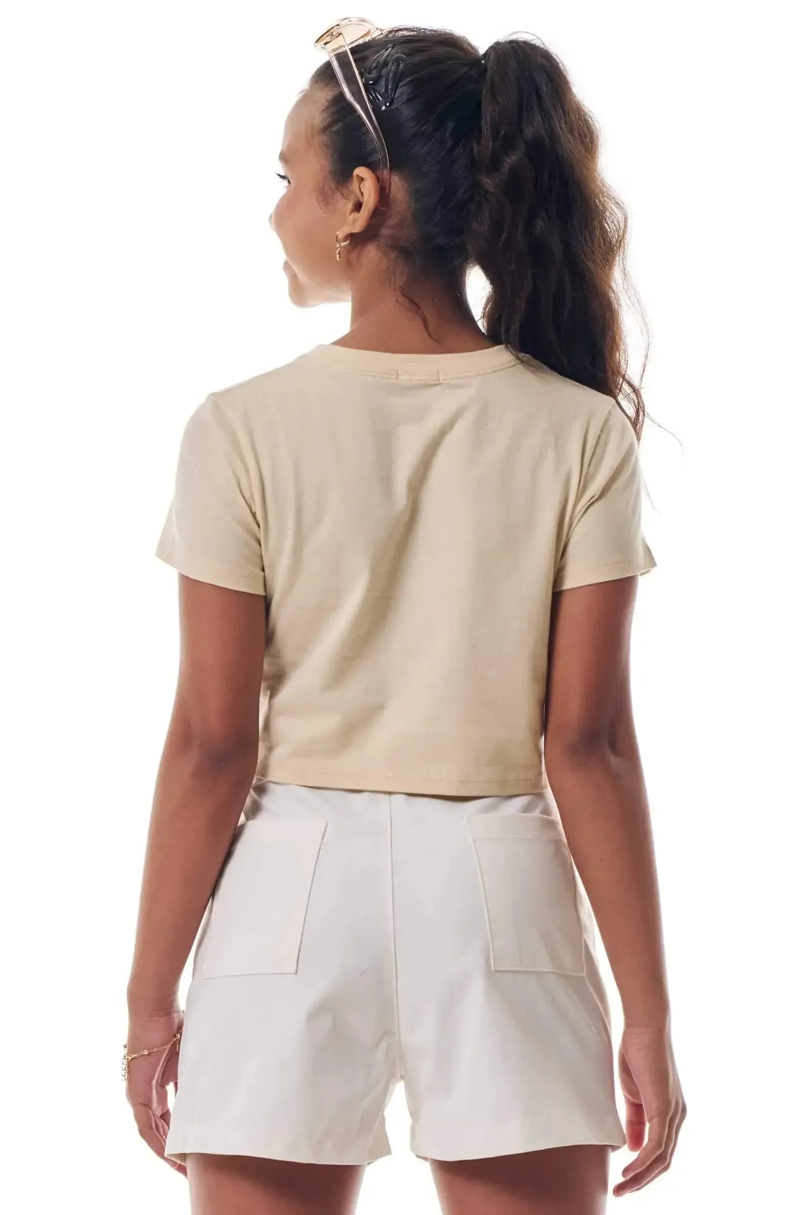 Blusa em Meia Malha 95189 Vic&Vicky Teen Menina