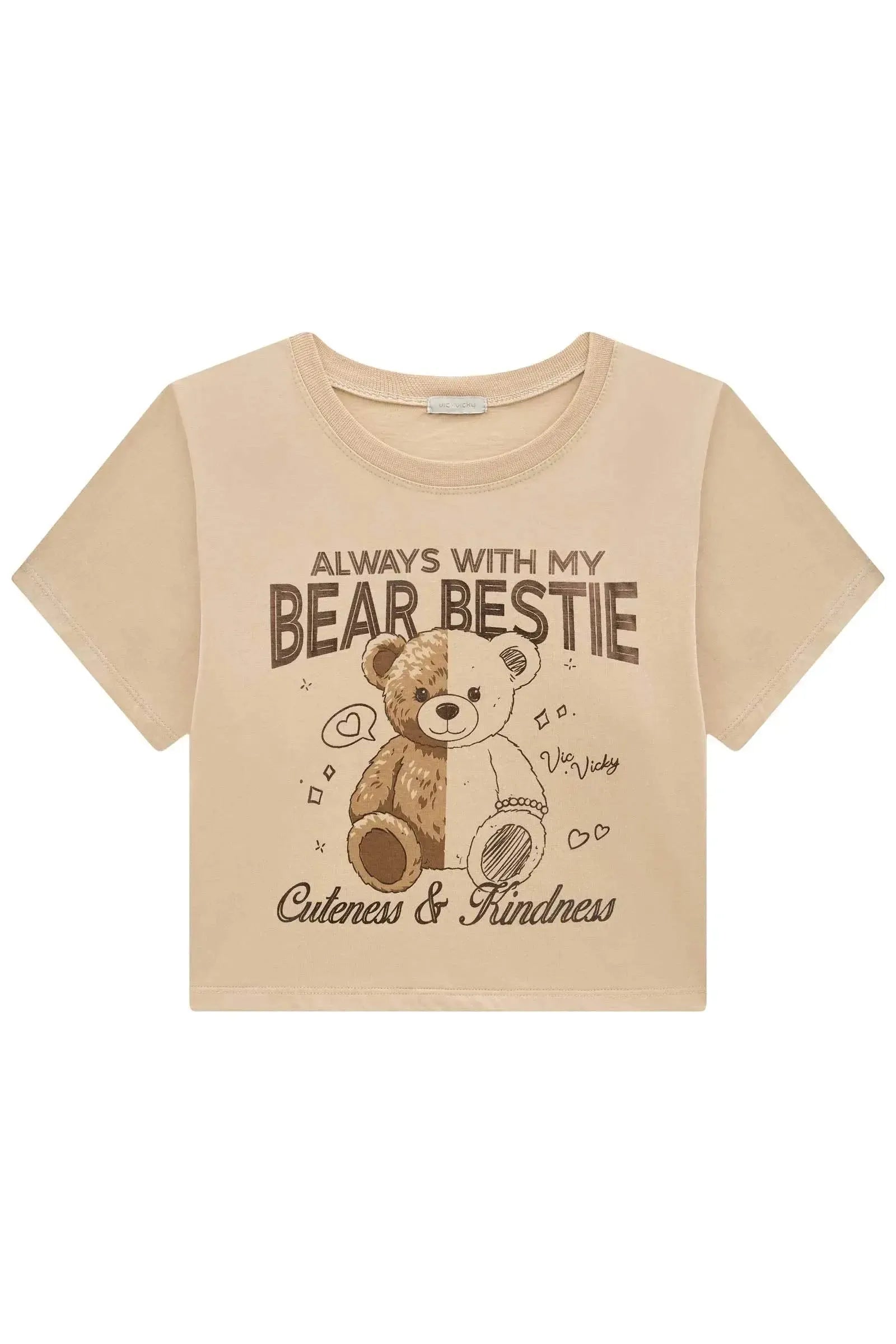 Blusa em Meia Malha 95195 Vic&Vicky Teen Menina
