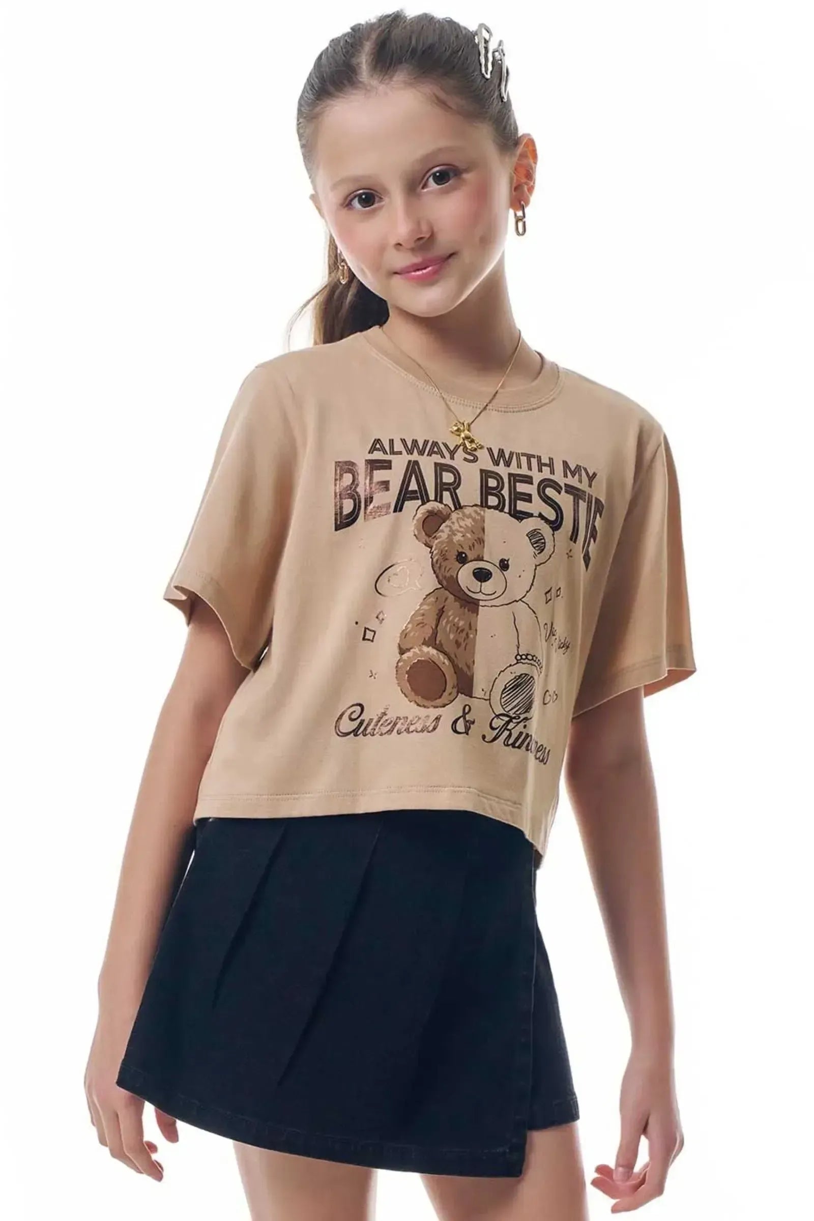 Blusa em Meia Malha 95195 Vic&Vicky Teen Menina