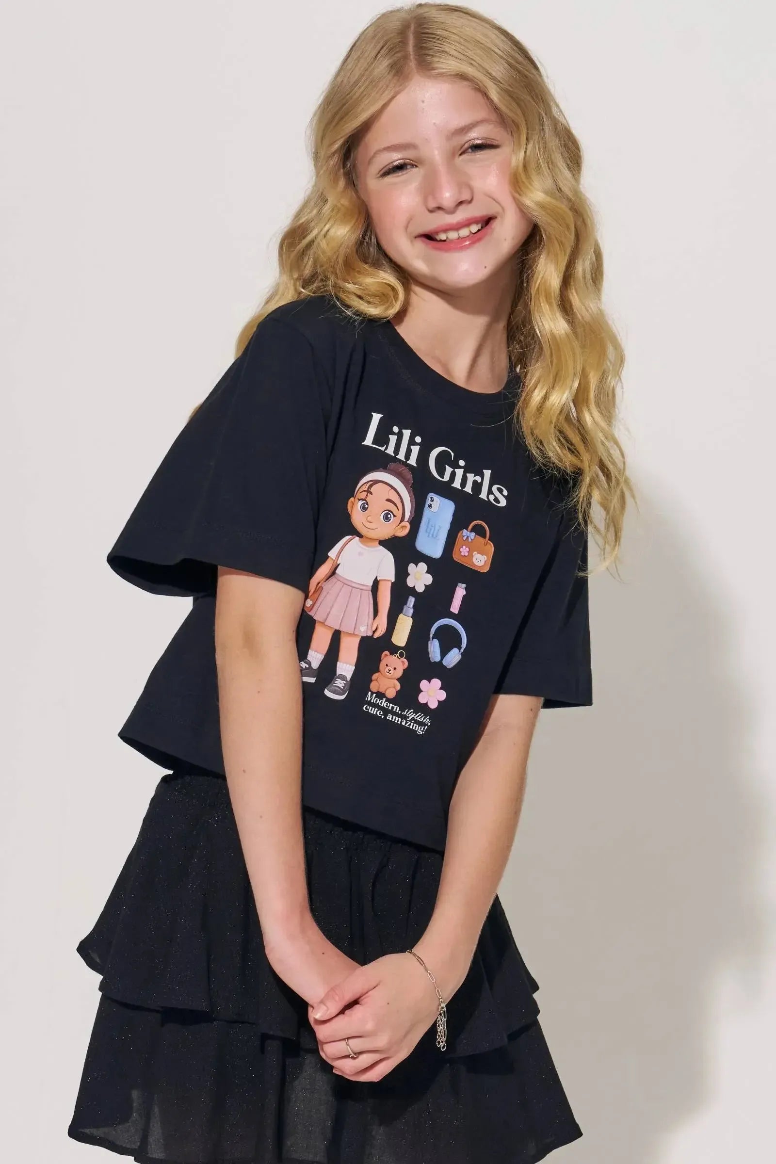 Blusa em Meia Malha 95198 Lilimoon Teen Menina