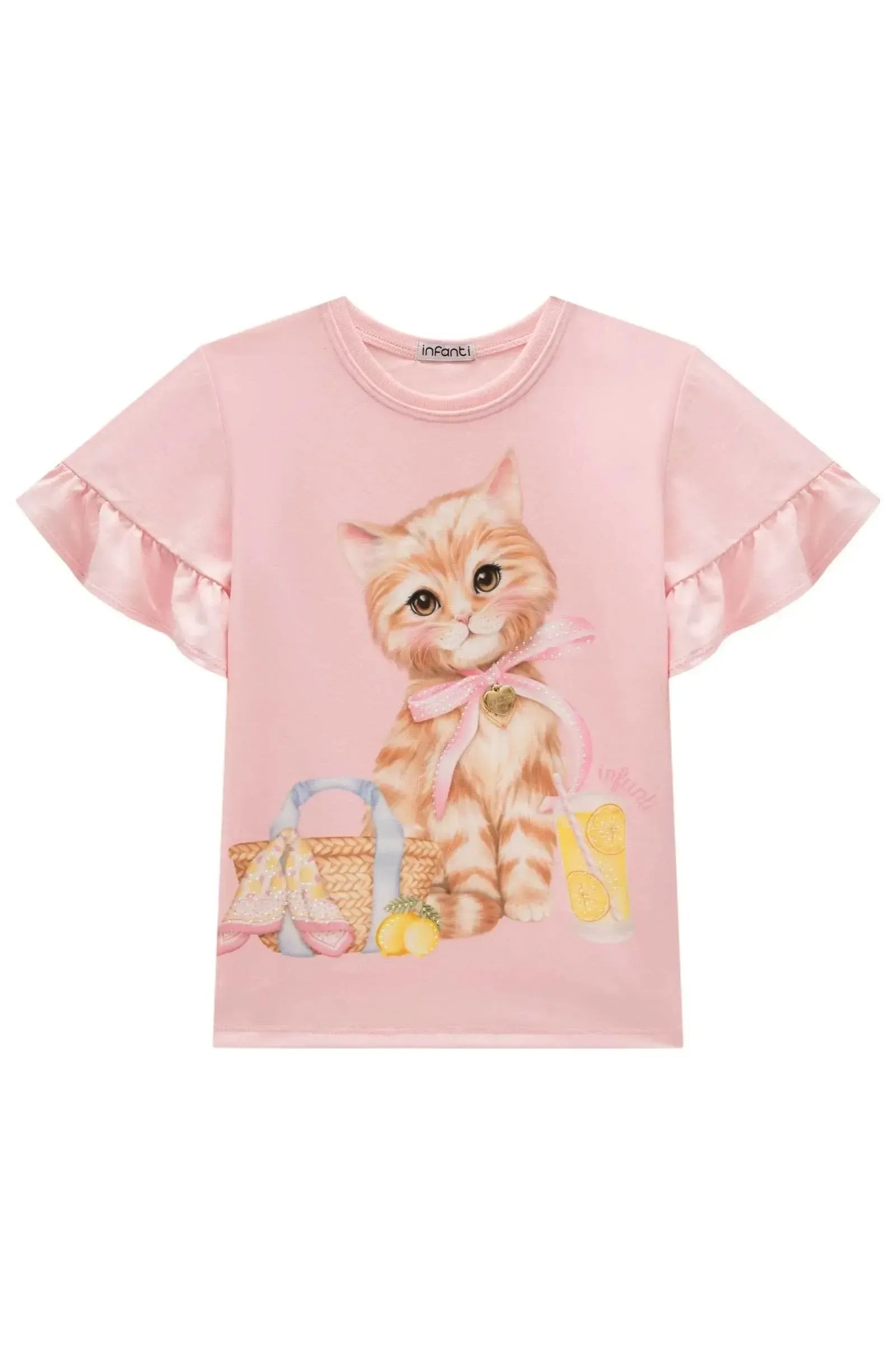 Blusa em Meia Malha 95757 Infanti Infantil Menina