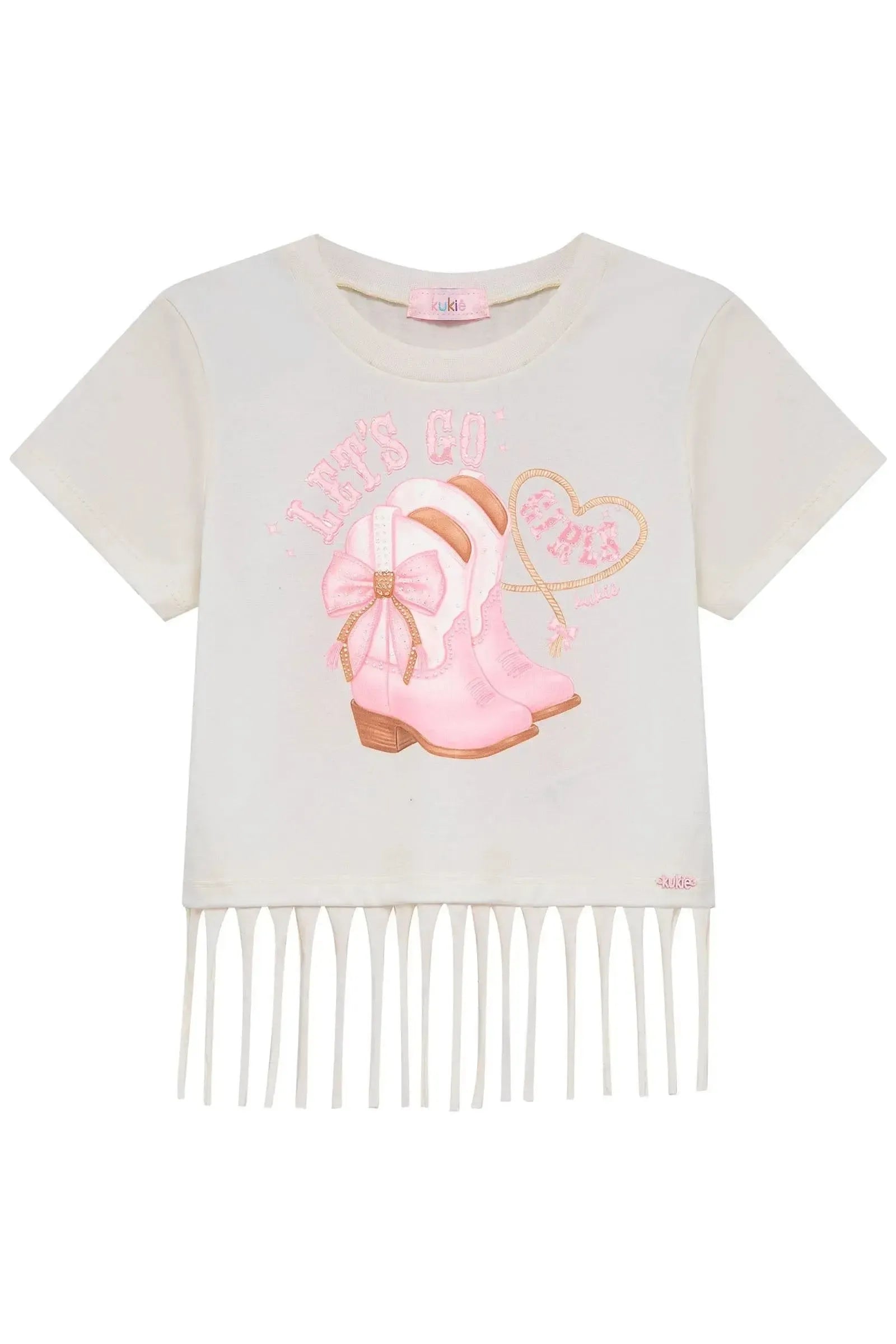 Blusa em Meia Malha 95991 Kukiê Infantil Menina