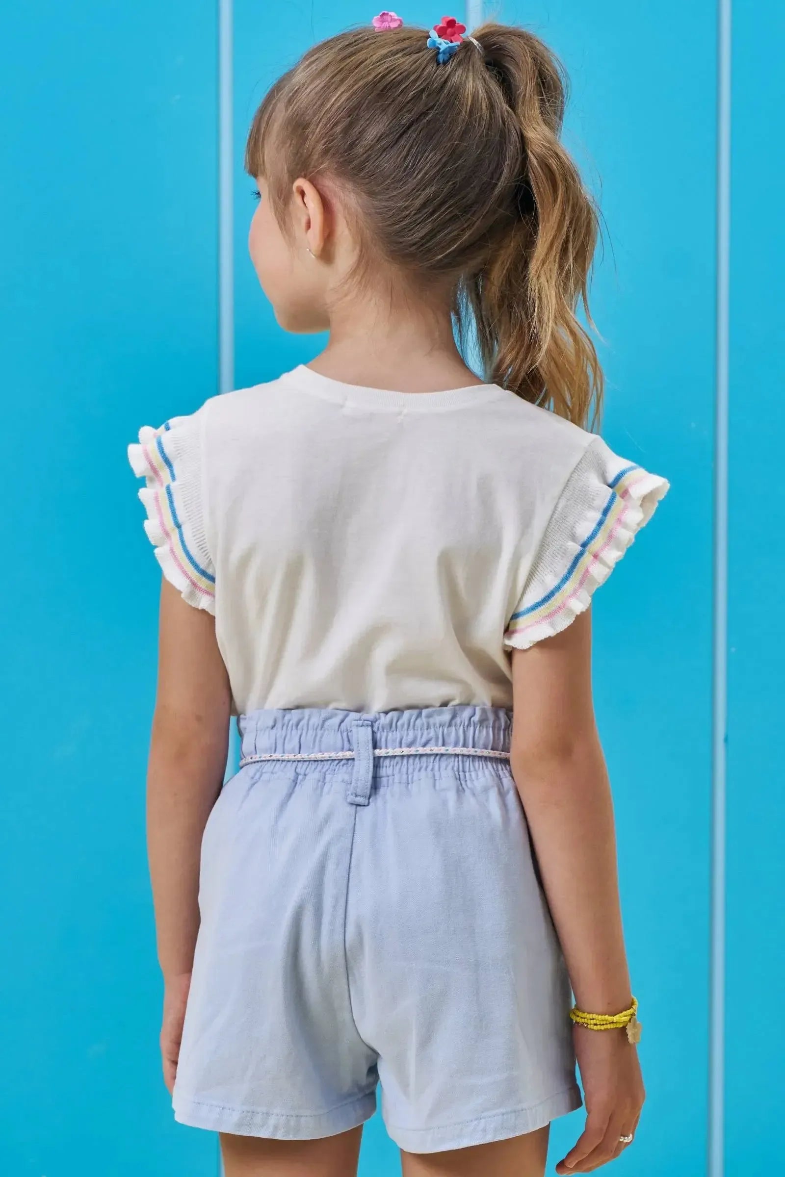 Blusa em Meia Malha 95995 Kukiê Infantil Menina