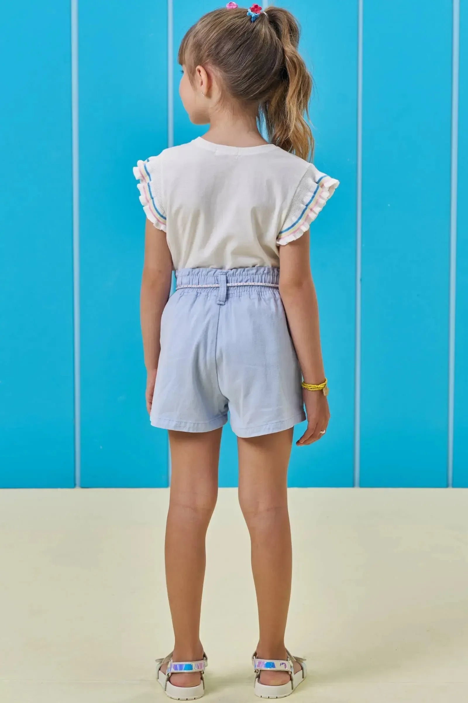 Blusa em Meia Malha 95995 Kukiê Infantil Menina