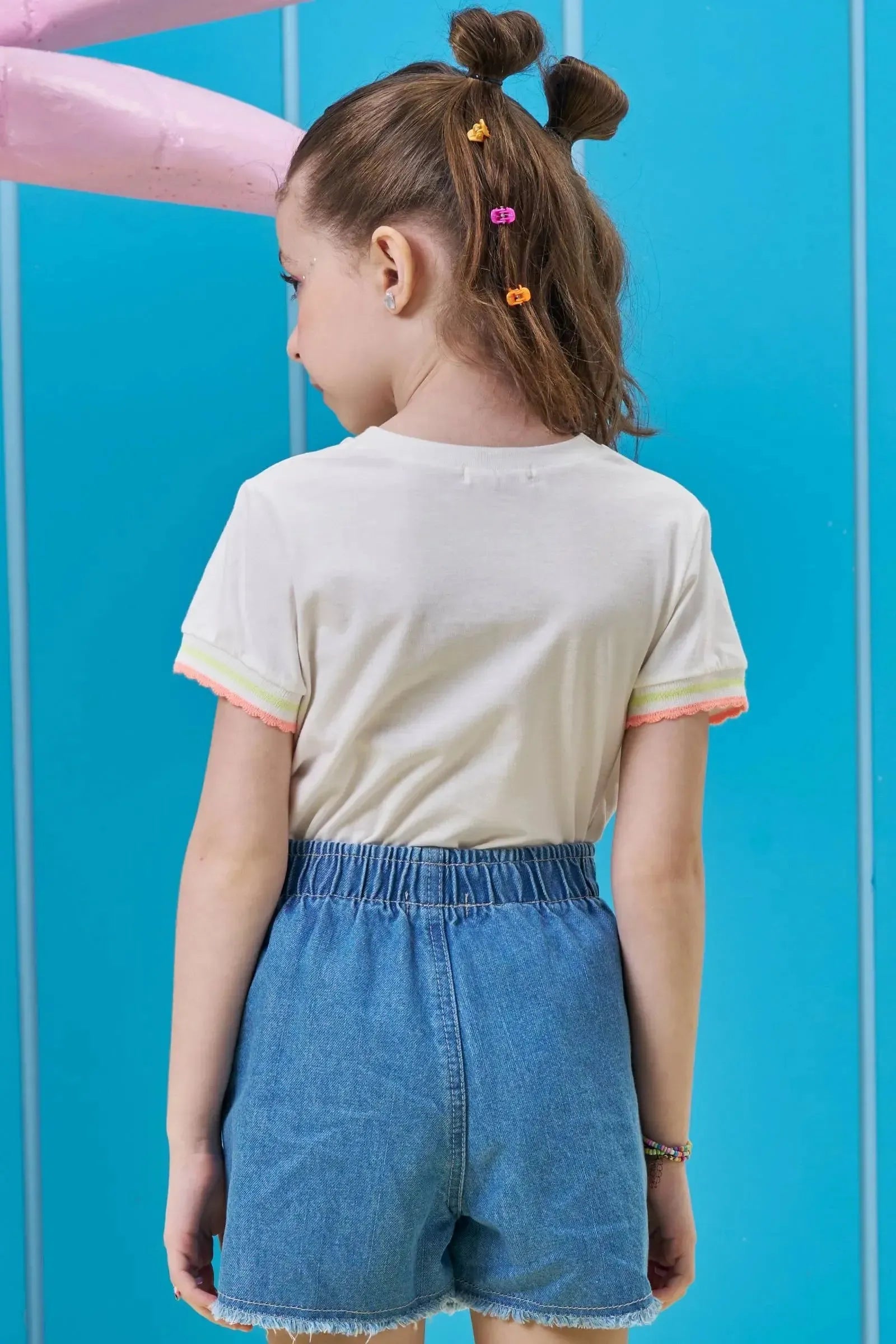 Blusa em Meia Malha 97023 Kukiê Infantil Menina