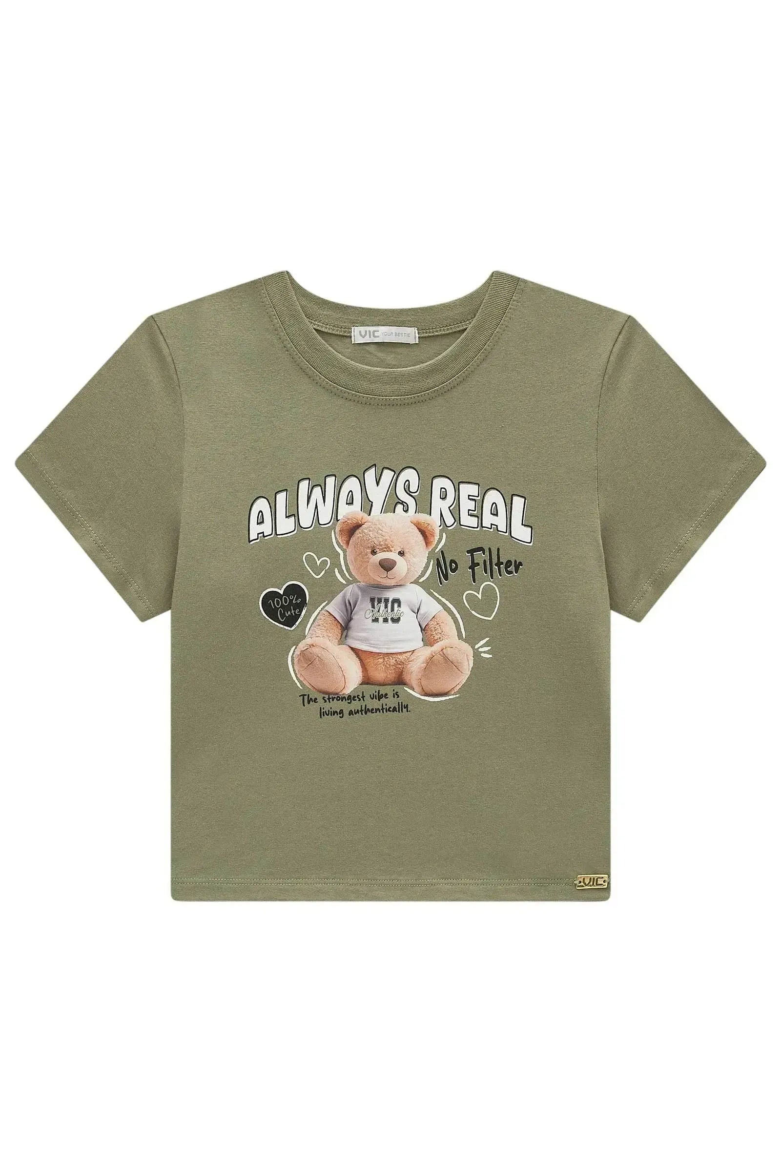 Blusa em Meia Malha 97939 Vic Teen Menina