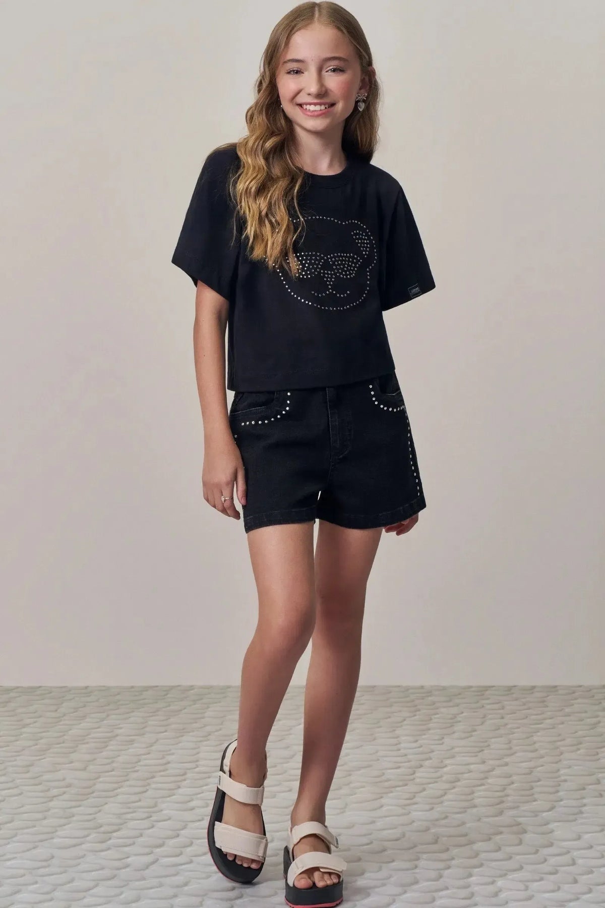 Blusa em Meia Malha 97940 Lilimoon Teen Menina