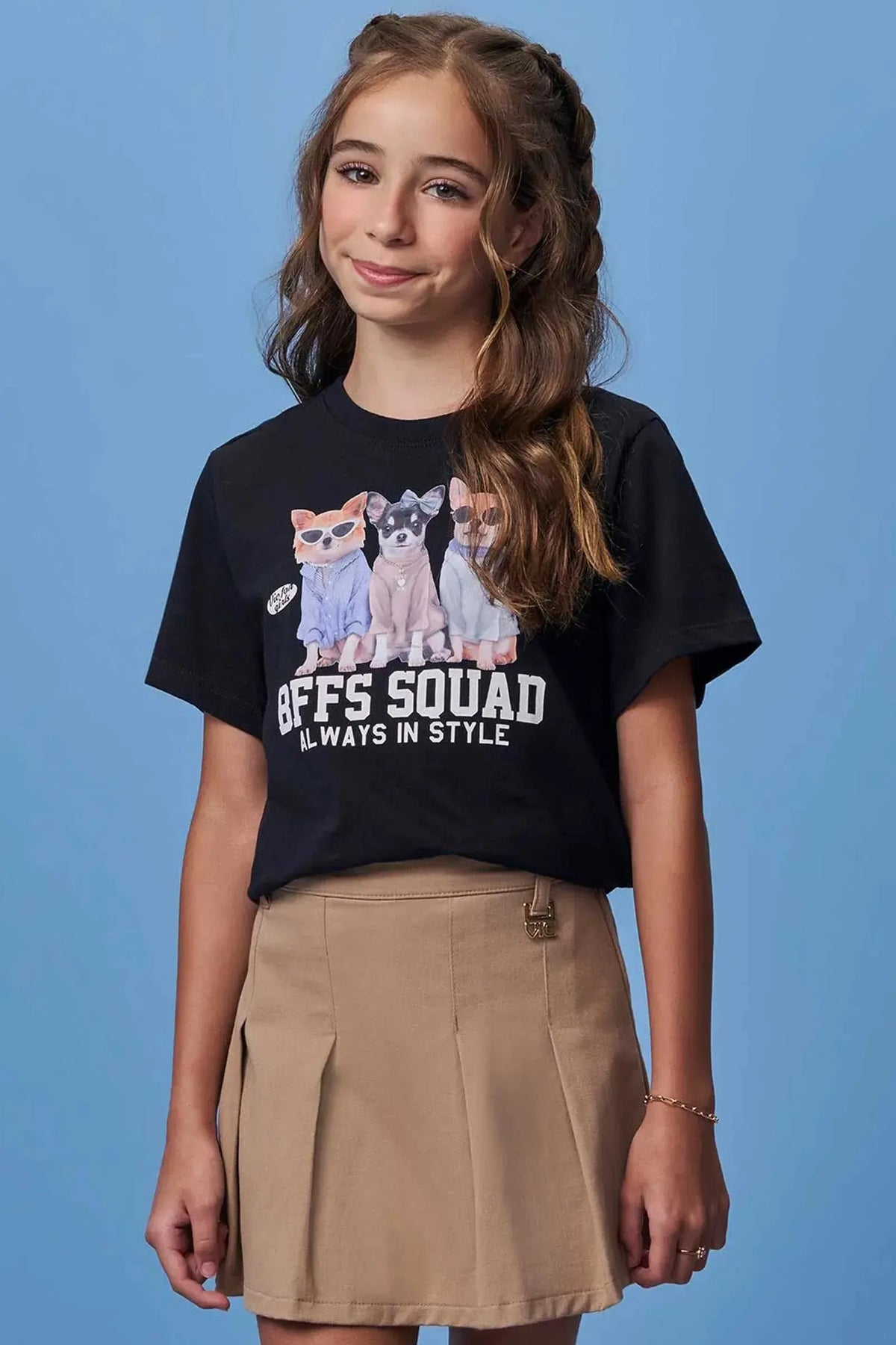 Blusa em Meia Malha 97941 Vic Teen Menina