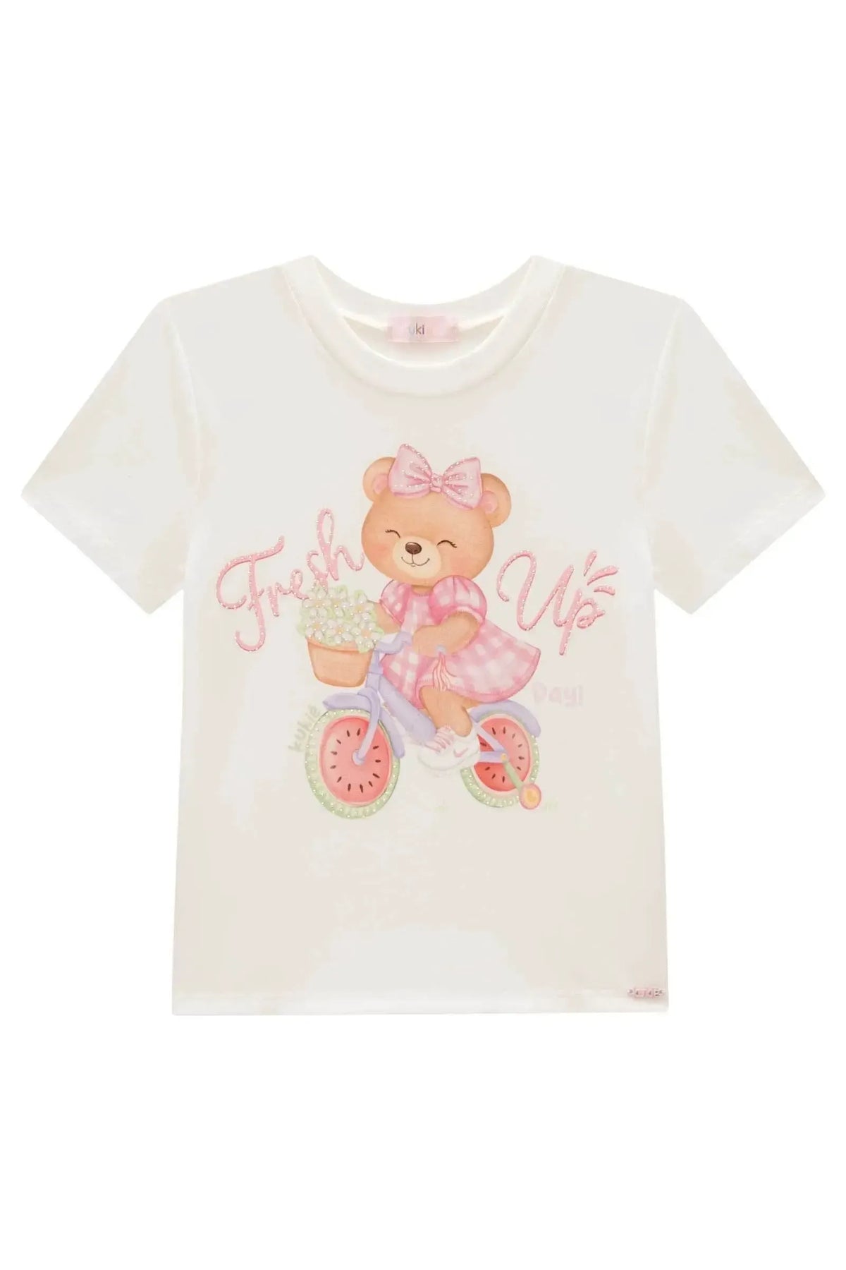 Blusa em Meia Malha 98037 Kukiê Infantil Menina