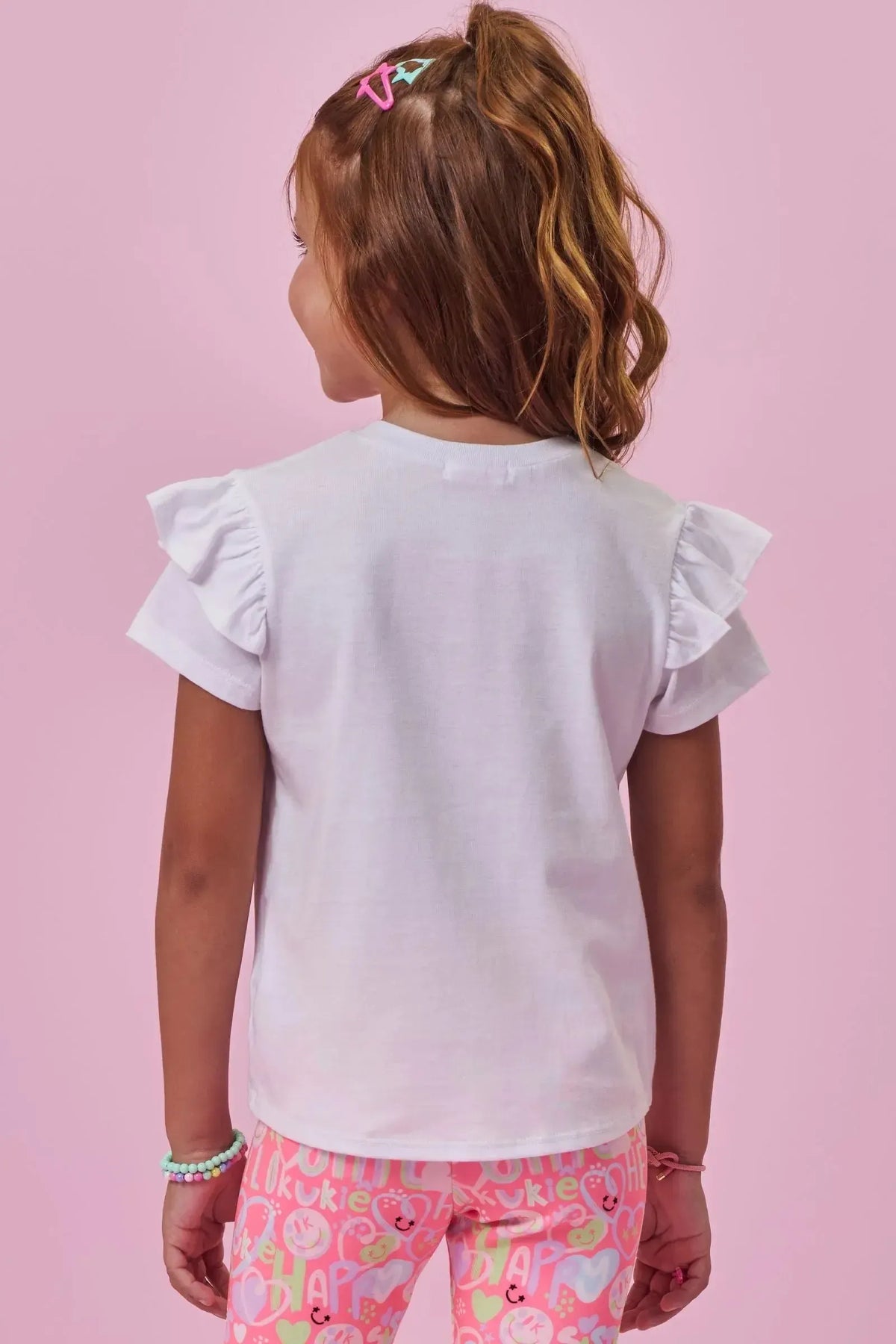 Blusa em Meia Malha 98038 Kukiê Infantil Menina