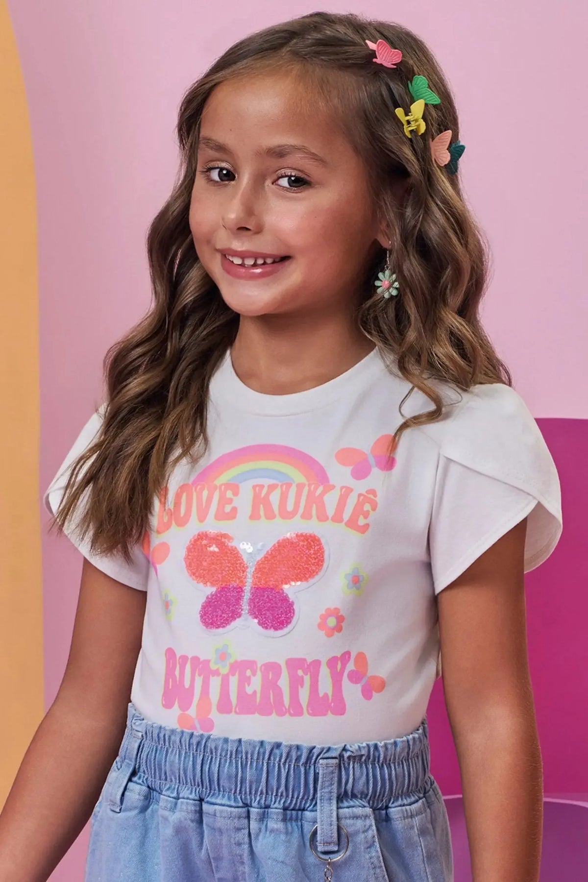 Blusa em Meia Malha 98039 Kukiê Infantil Menina