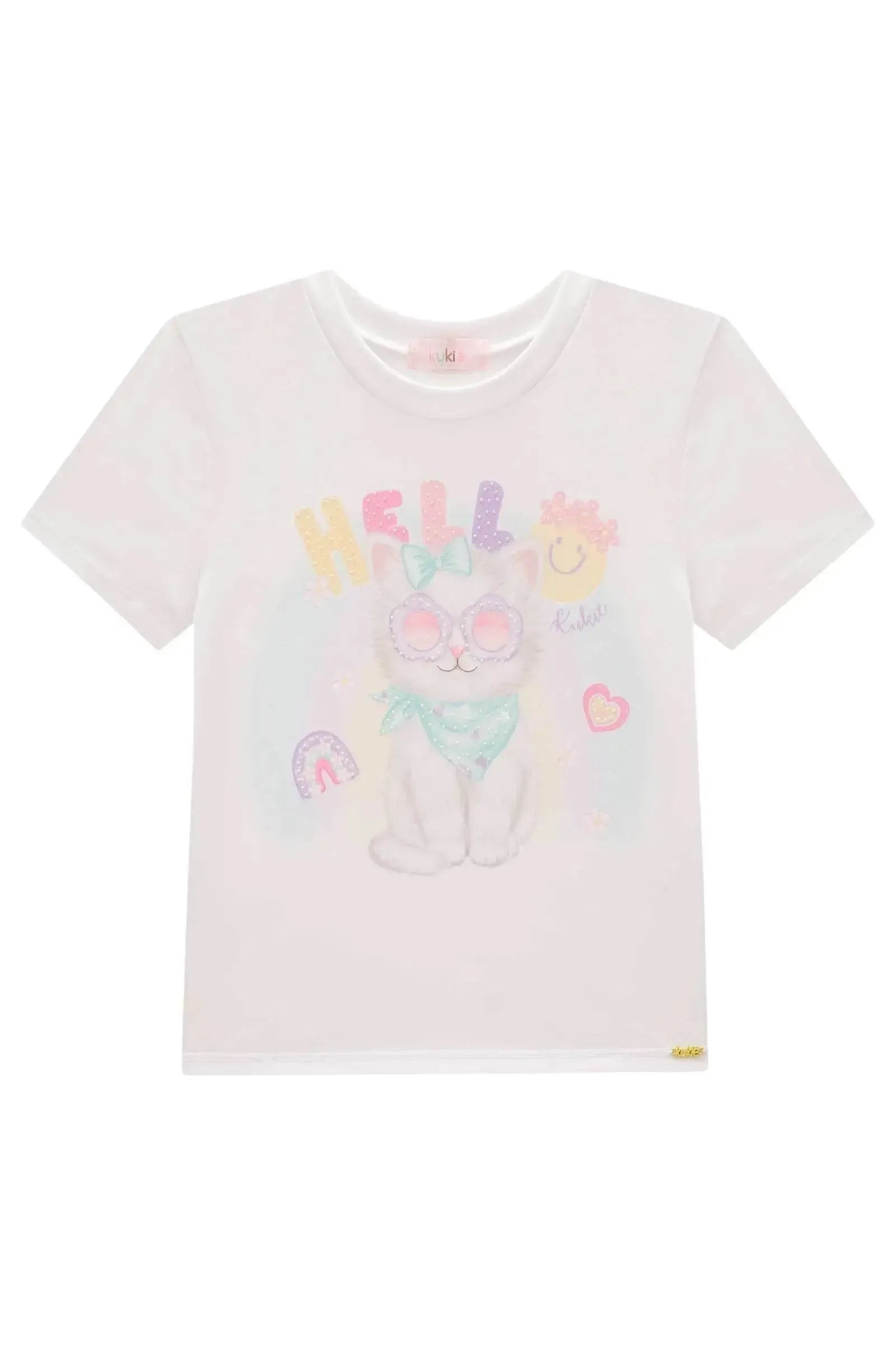 Blusa em Meia Malha 98055 Kukiê Infantil Menina