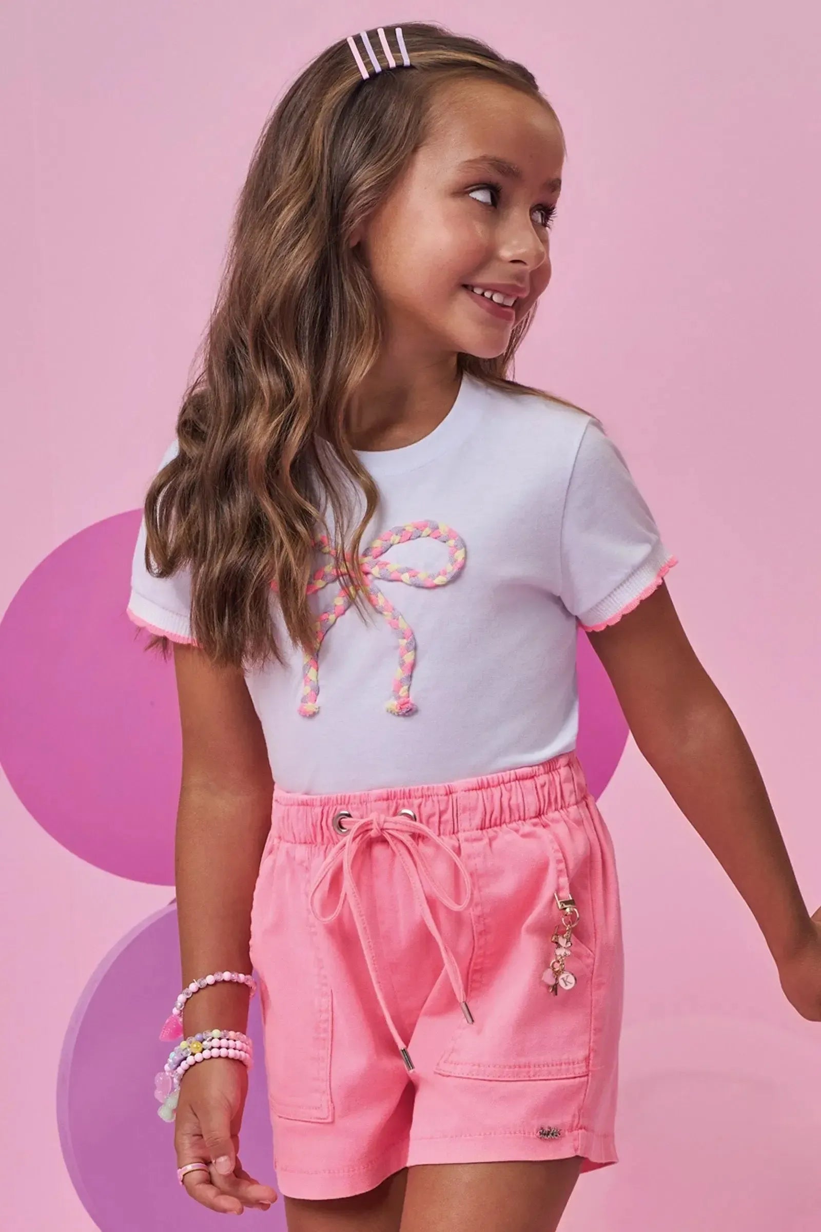 Blusa em Meia Malha 98442 Kukiê Infantil Menina