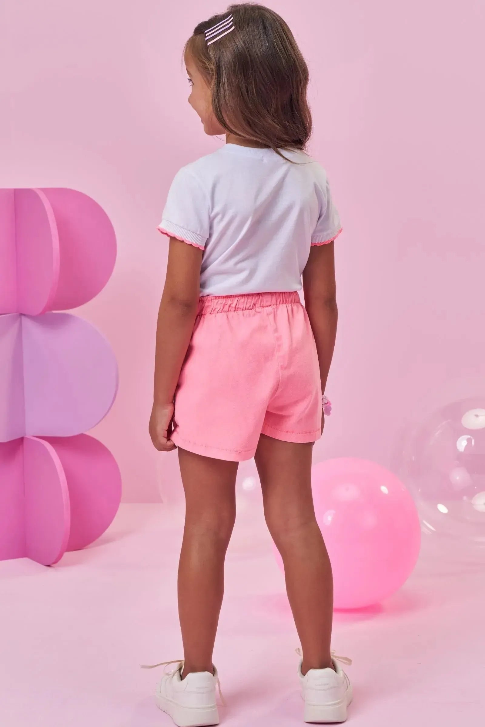 Blusa em Meia Malha 98442 Kukiê Infantil Menina