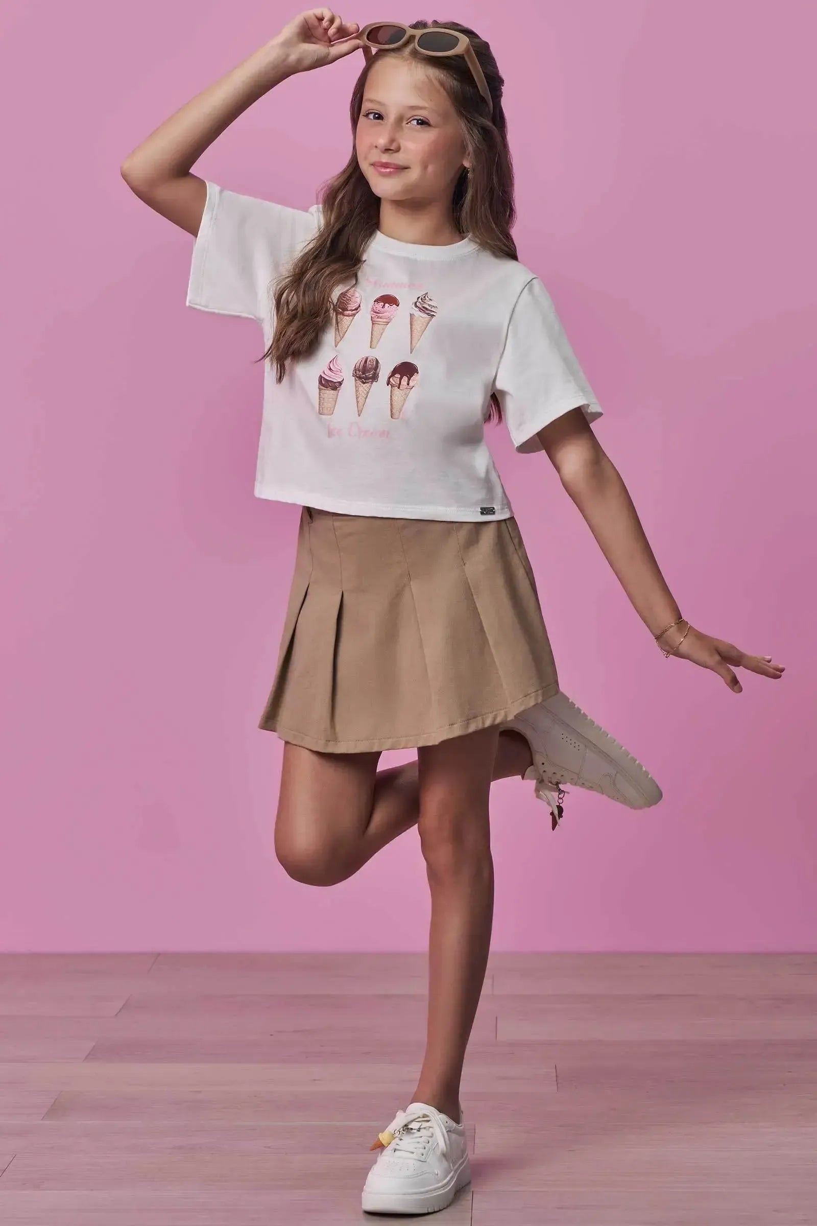 Blusa em Meia Malha 98484 Vic Teen Menina