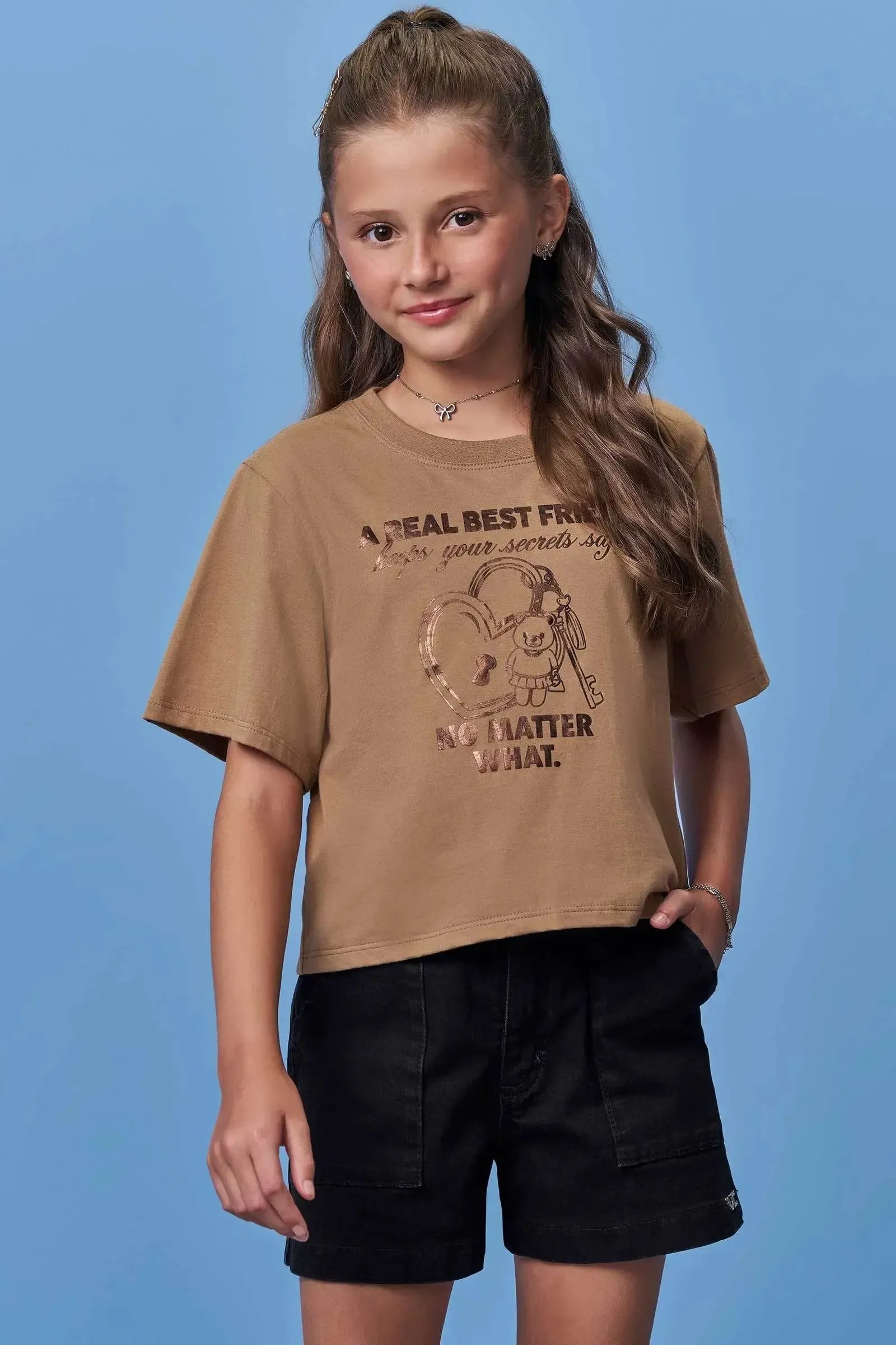 Blusa em Meia Malha 98488 Vic Teen Menina