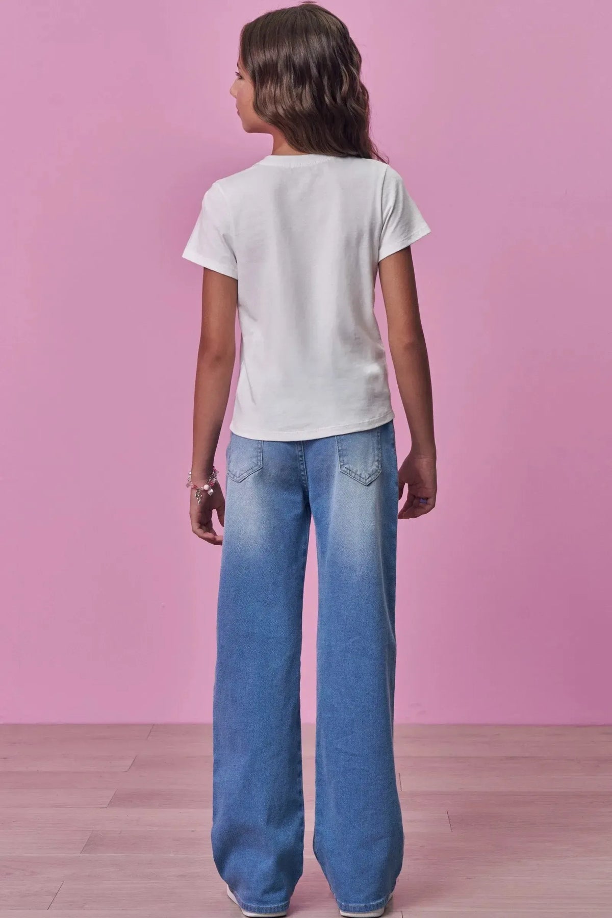 Blusa em Meia Malha 99098 Vic Teen Menina