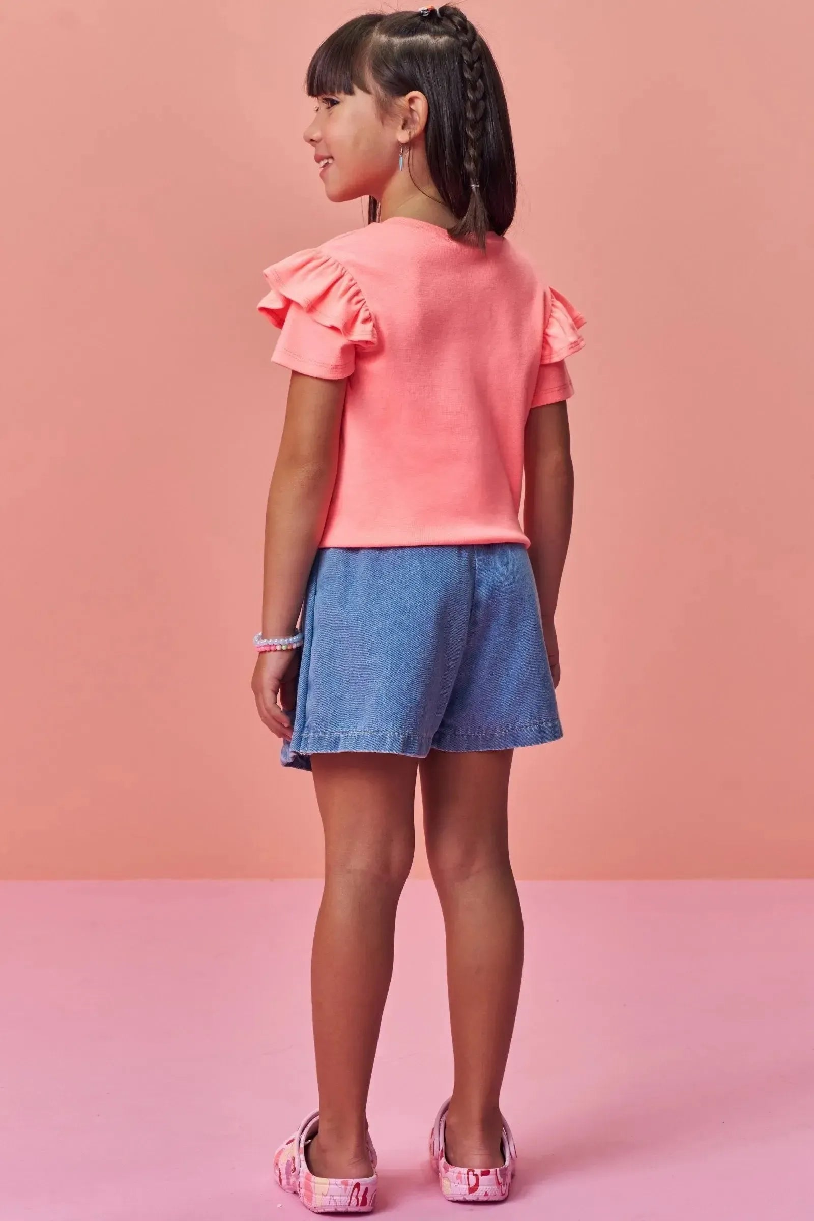 Blusa em Meia Malha 99405 Infanti Infantil Menina