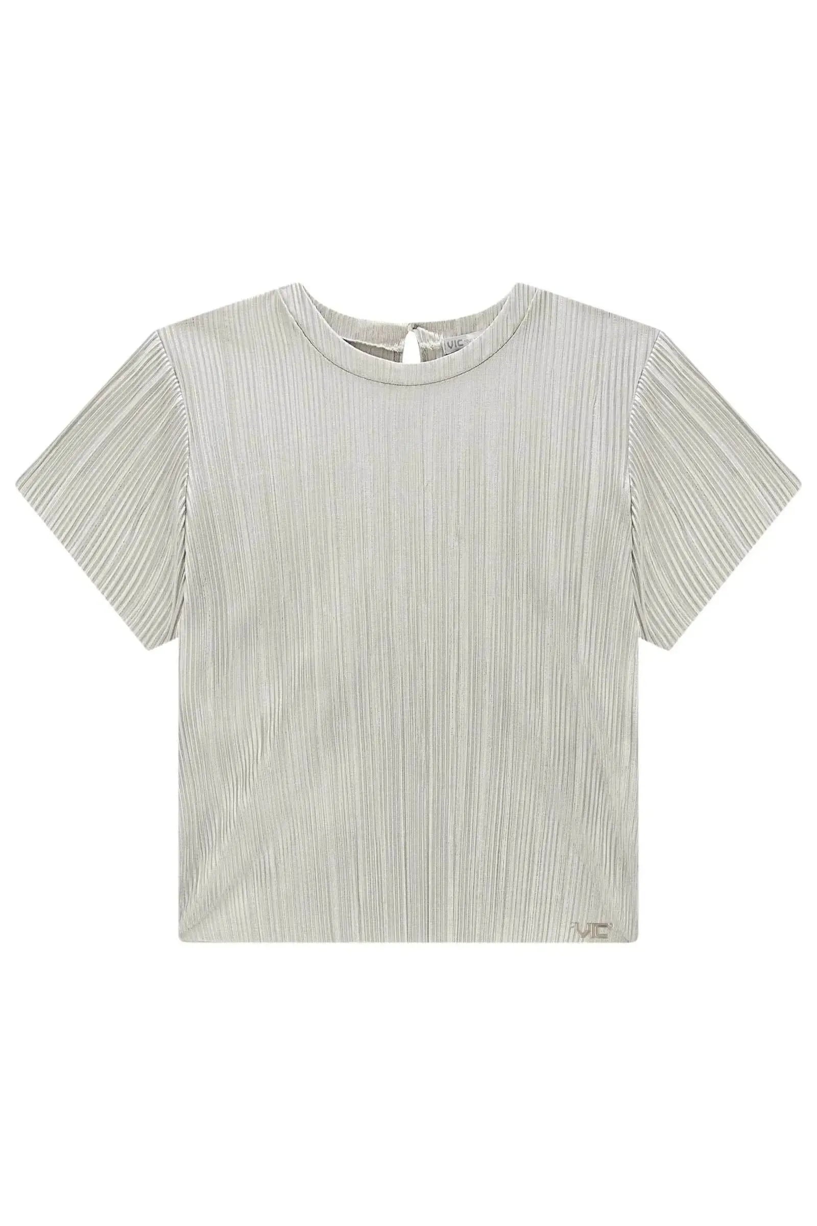 Blusa em Plissado 98486 Vic Teen Menina