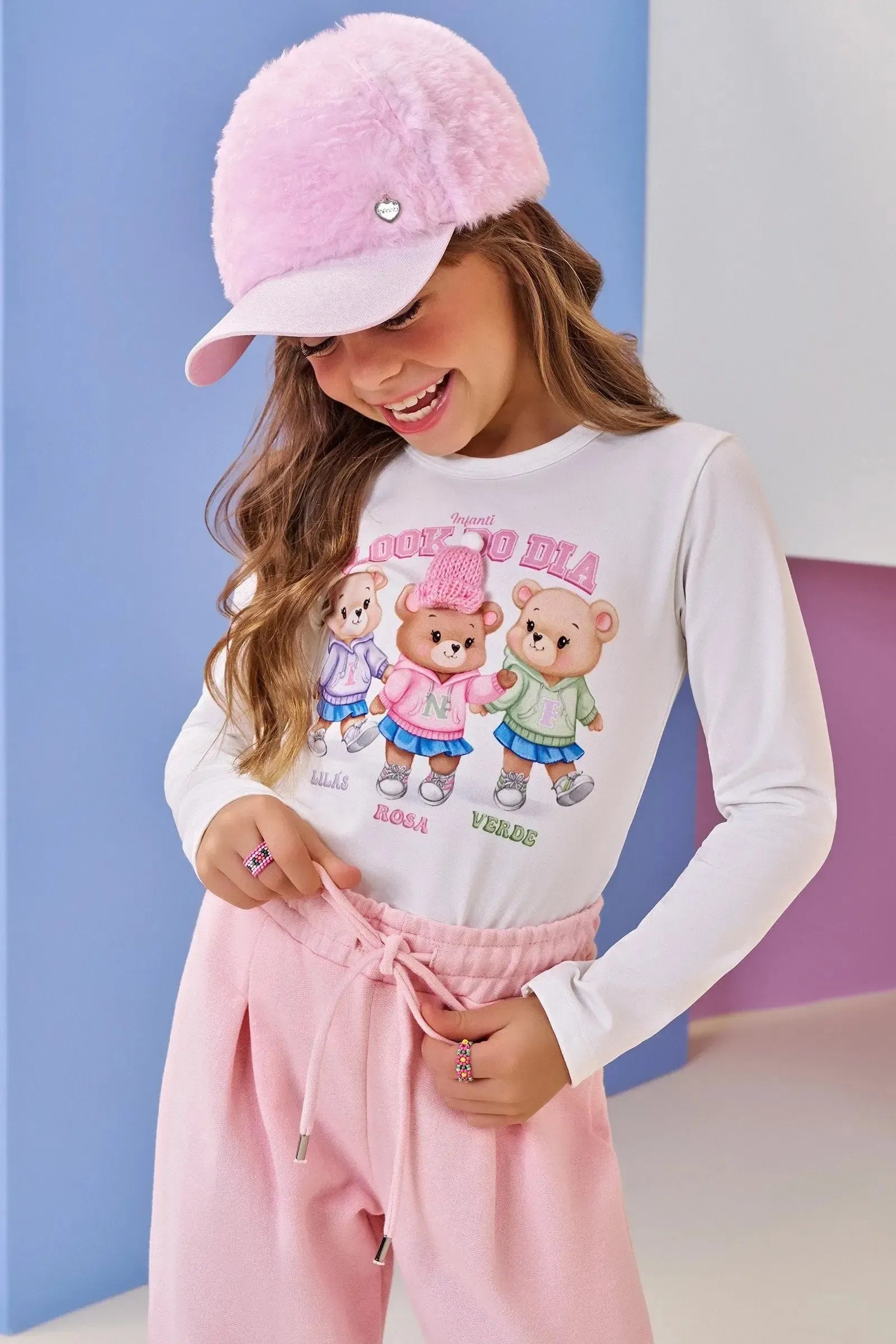 Blusa em Termoskin Peluciado 89669 Infanti Infantil Menina