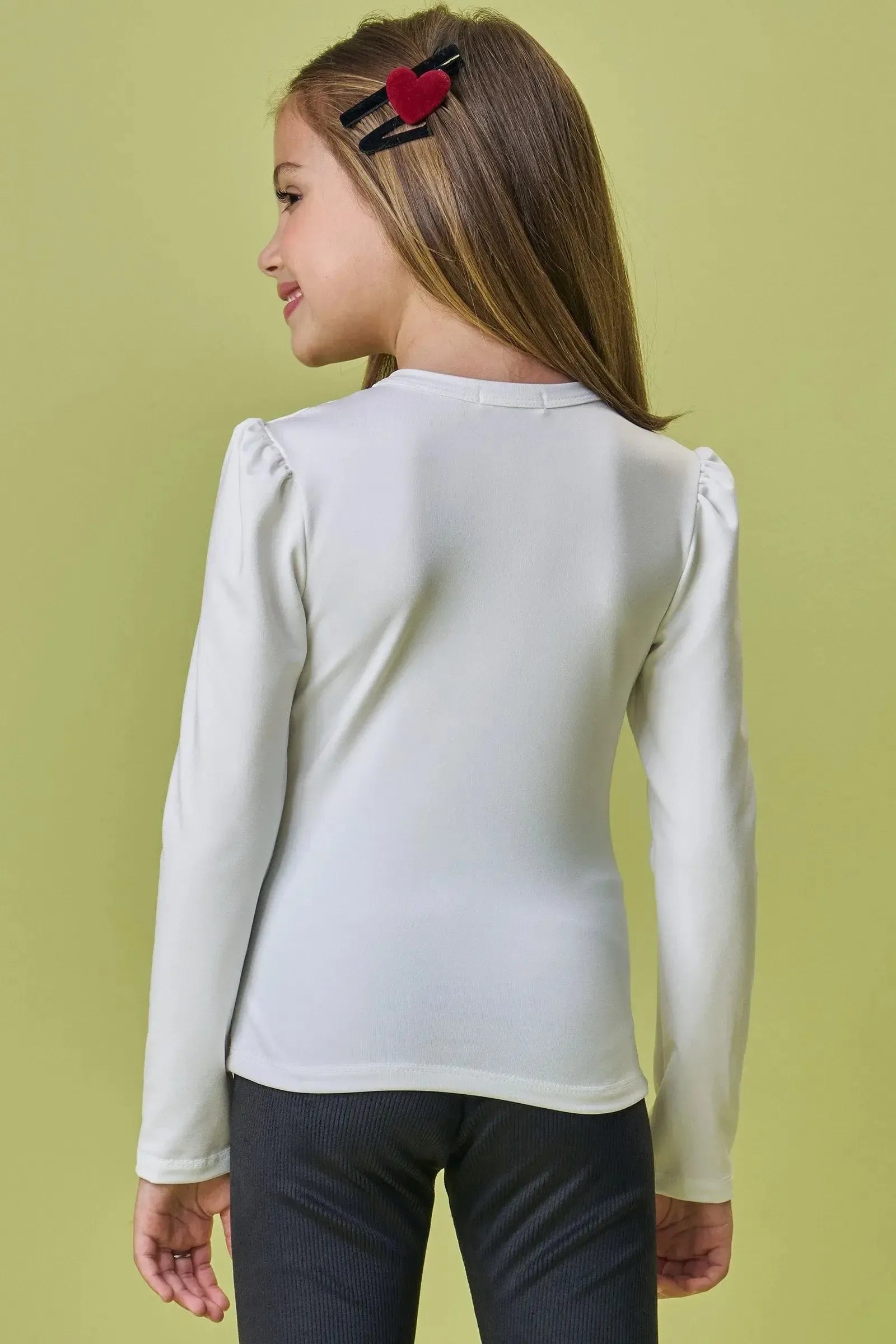 Blusa em Termoskin Peluciado 90799 Kukiê Infantil Menina