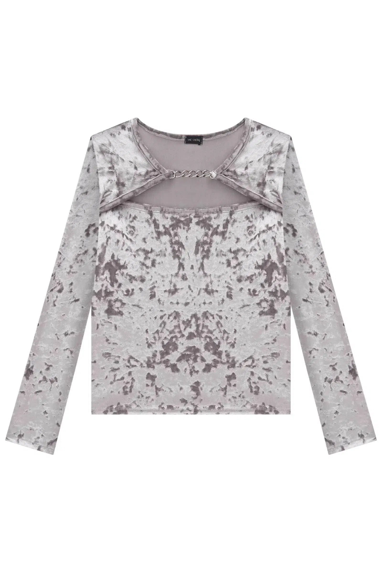 Blusa em Veludo Royal 80388 Vic&Vicky Teen Menina
