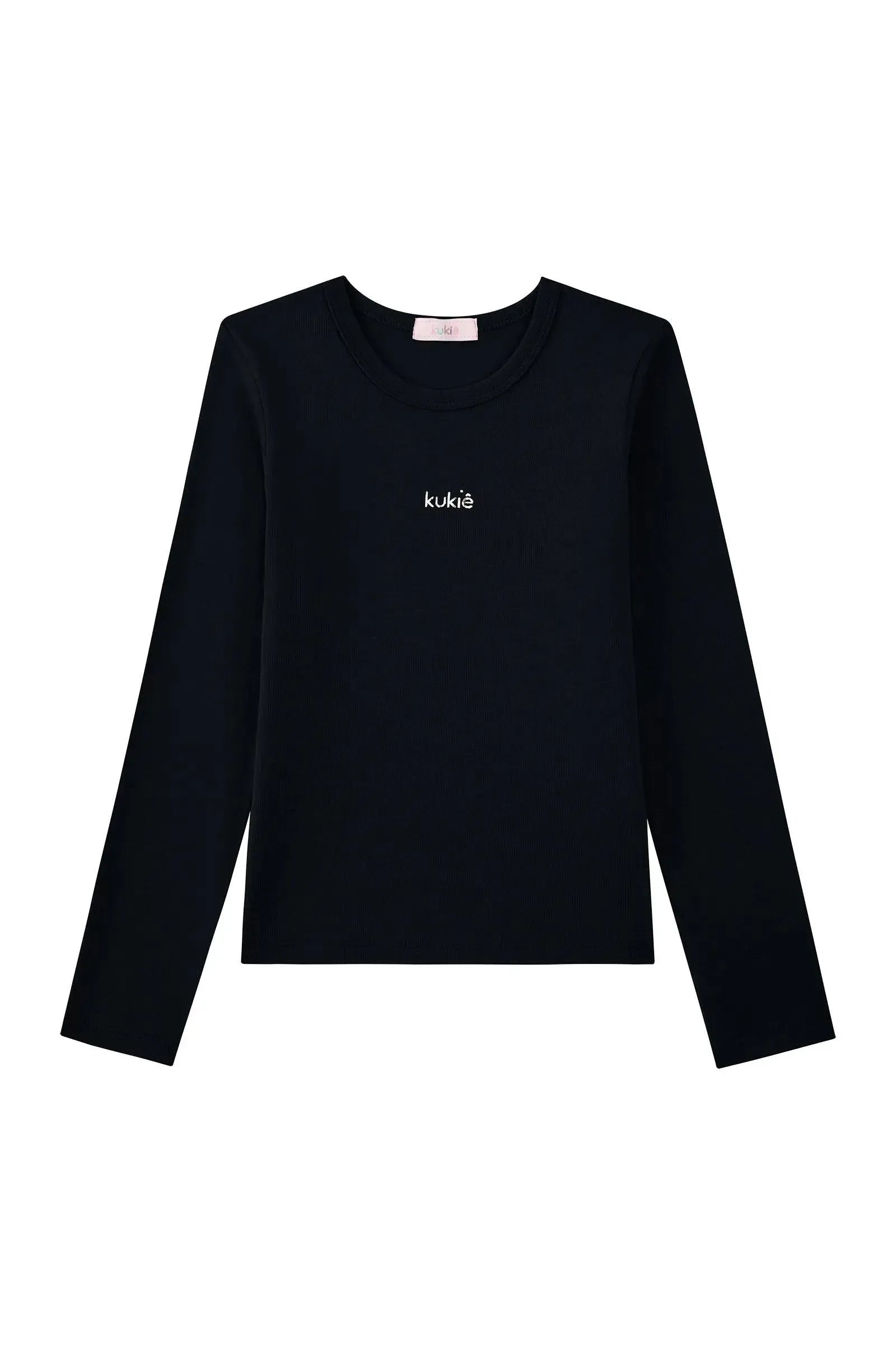Blusa Manga Longa em Cotton 93613 Kukiê Infantil Menina