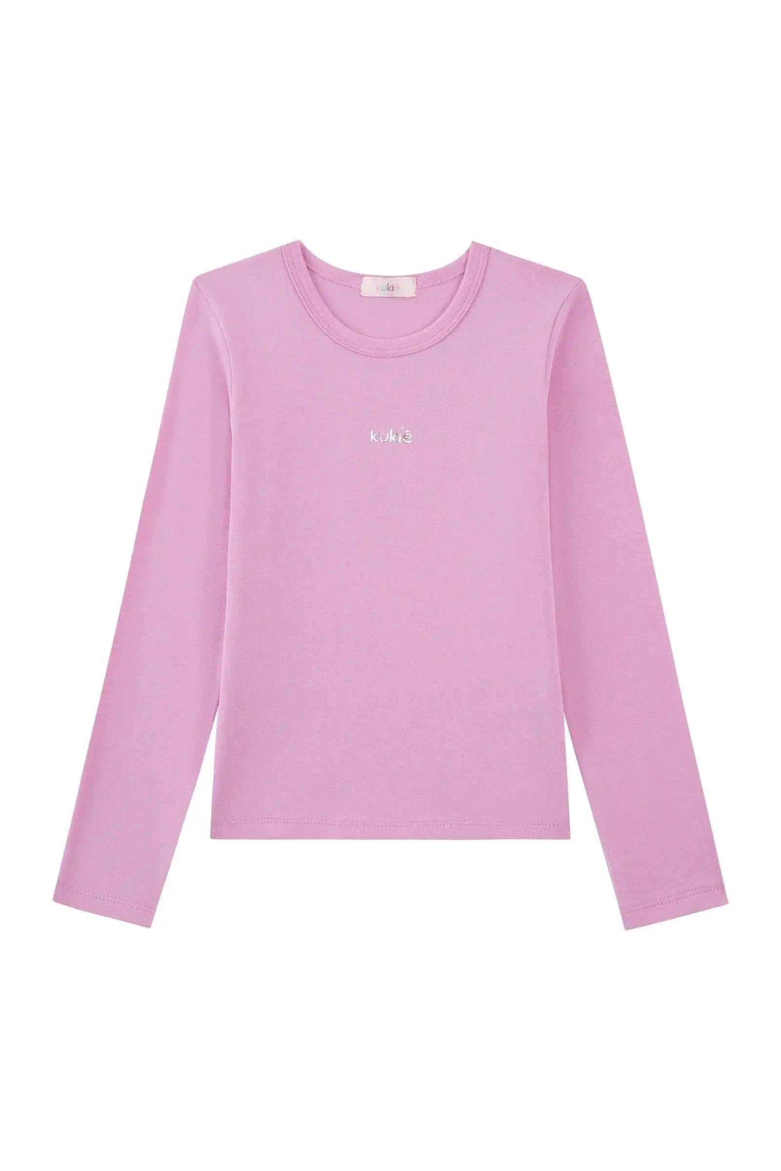 Blusa Manga Longa em Cotton 93613 Kukiê Infantil Menina