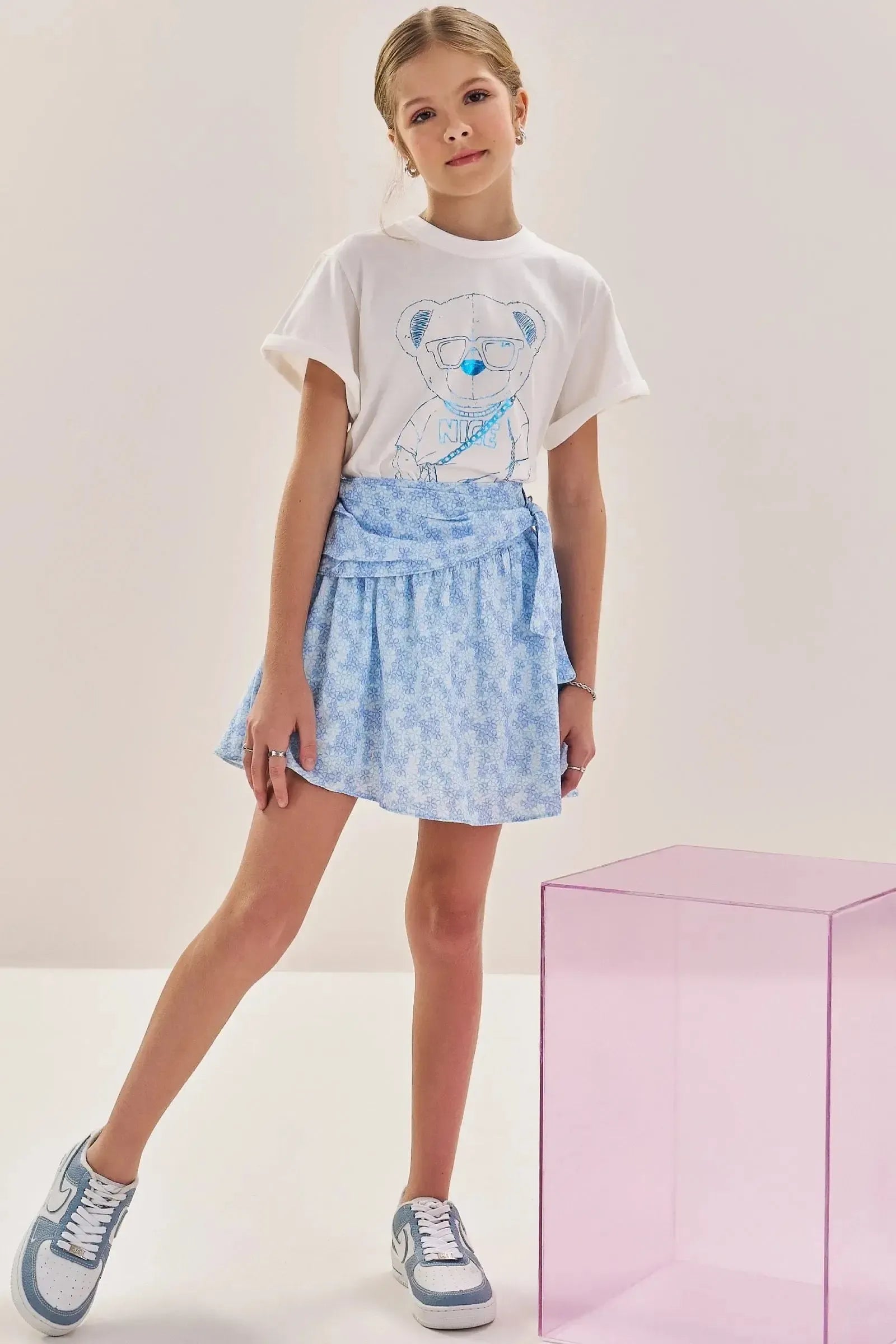 Blusa Over em Meia Malha 84395 Lilimoon Teen Menina