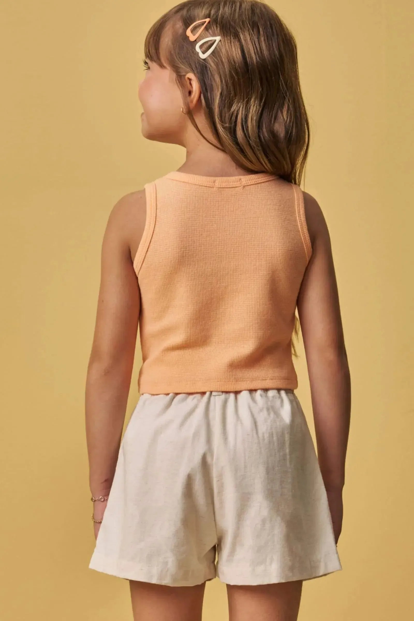 Blusa Regata Cropped em Malha Texturizada 87949 Infanti Infantil Menina