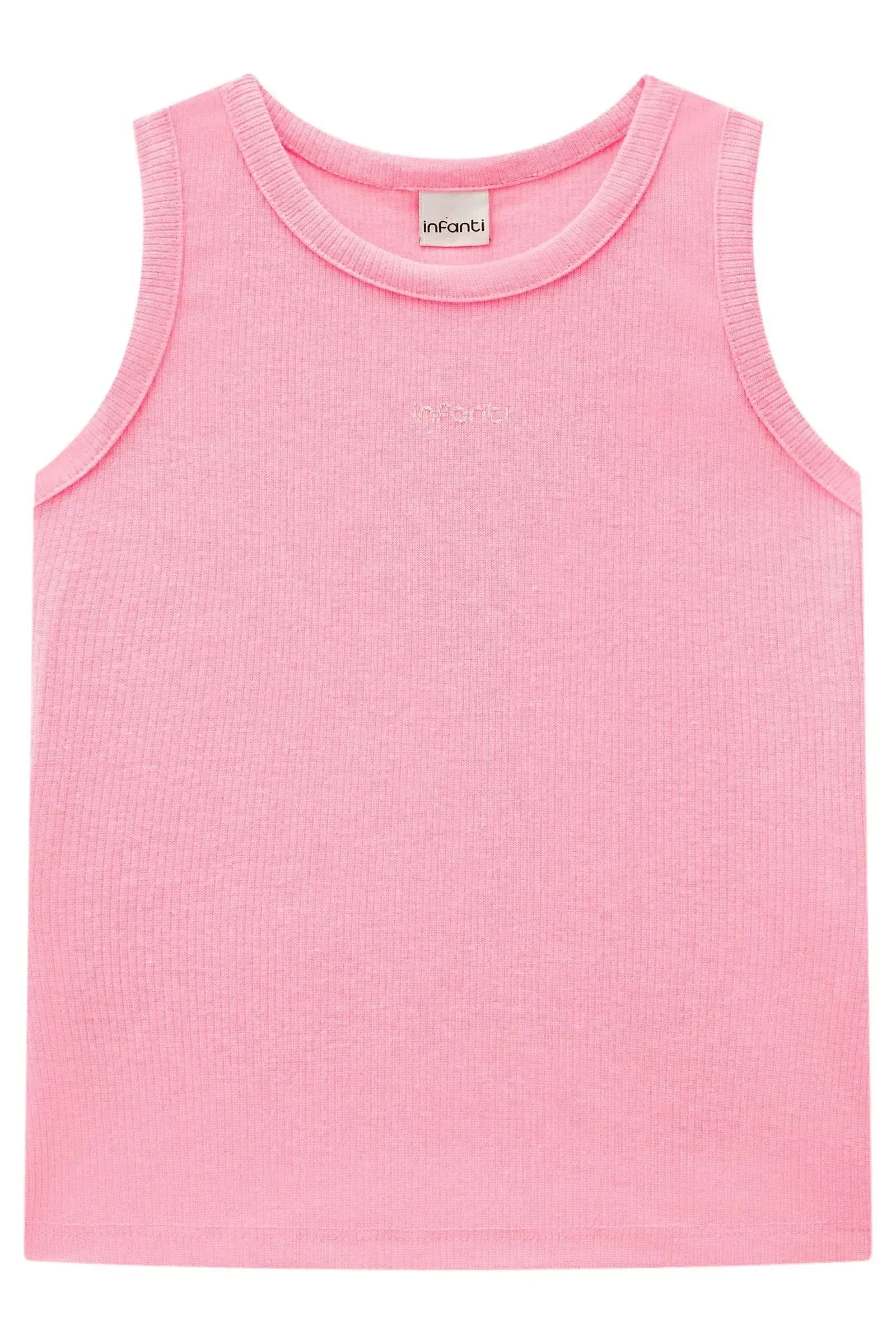 Blusa Regata em Canelado Liz 86603 Infanti Infantil Menina