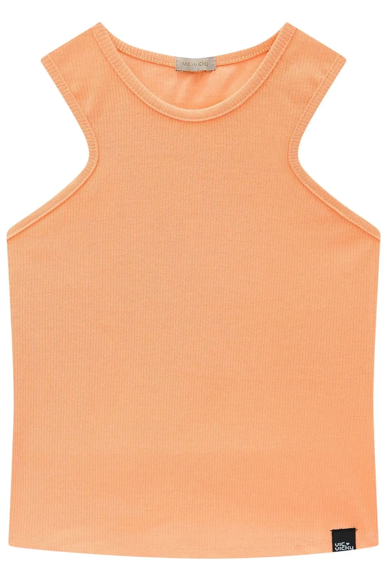 Blusa Regata em Canelado Liz 87123 Vic&Vicky Teen Menina
