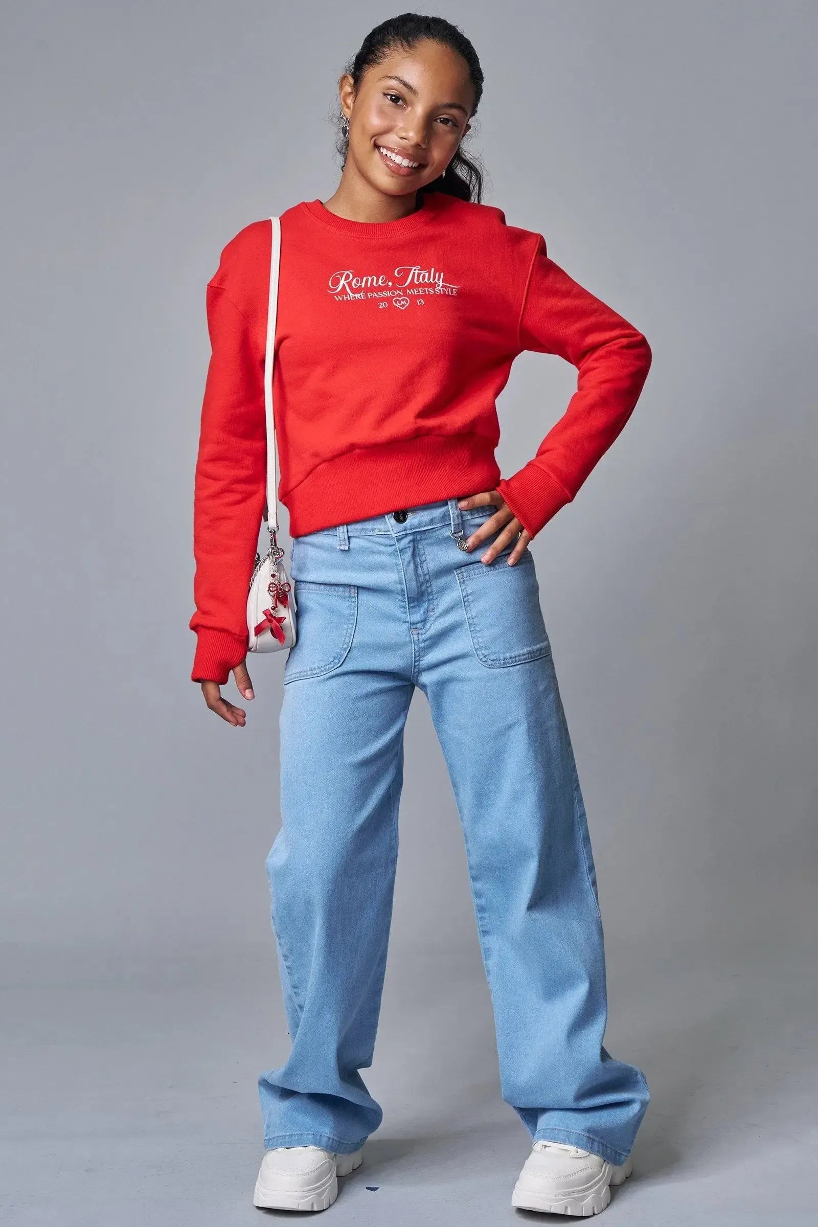 Blusão Boxy em Moletom com Pelúcia 89560 Lilimoon Teen Menina