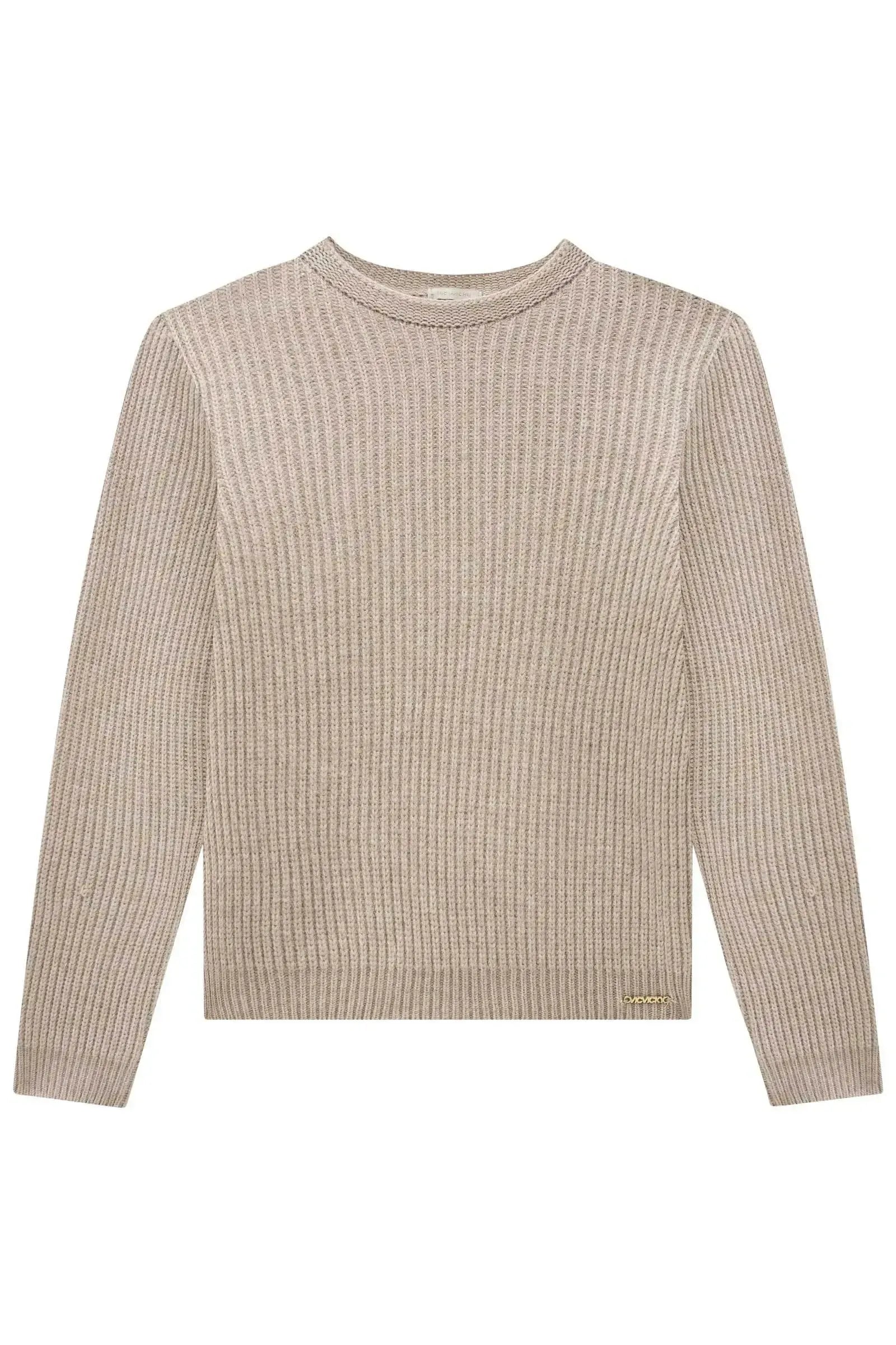 Blusão Boxy em Tricô Prime sem Costura 86986 Vic&Vicky Teen Menina