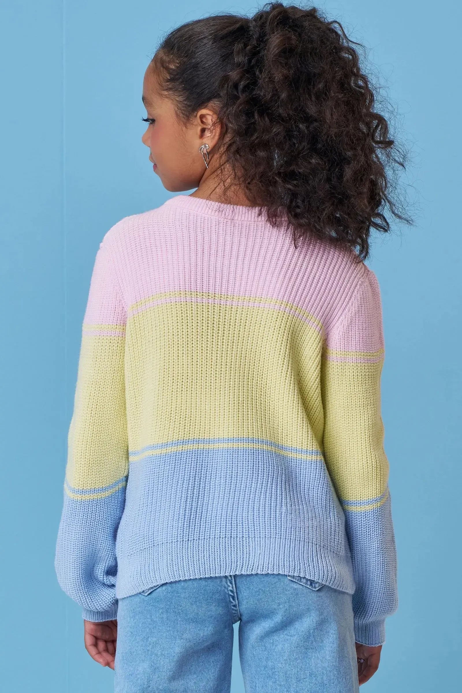 Blusão Boxy em Tricô Prime sem Costura 86987 Vic&Vicky Teen Menina